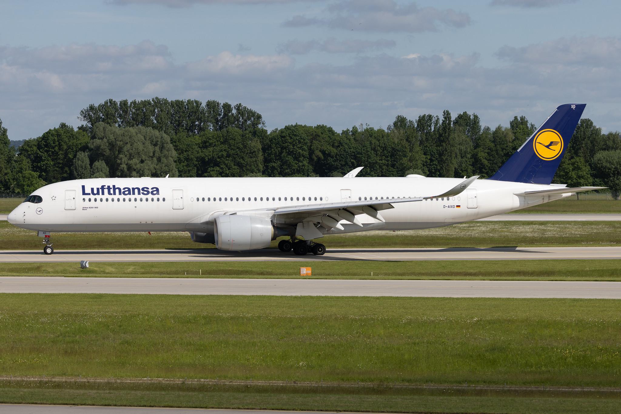 Munich Airport: Lufthansa (LH / DLH) | Airbus A350-941 A359 | D-AIXD | MSN 127