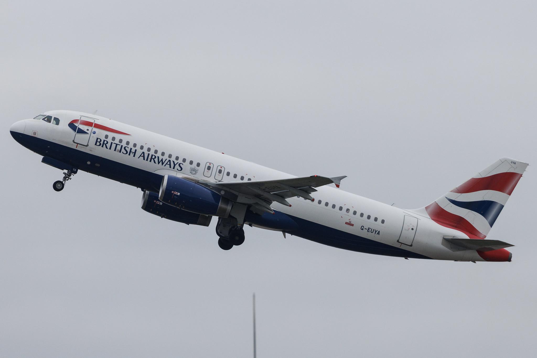 London Heathrow: British Airways (BA / BAW) | Airbus A320-232 A320 | G-EUYA | MSN 3697