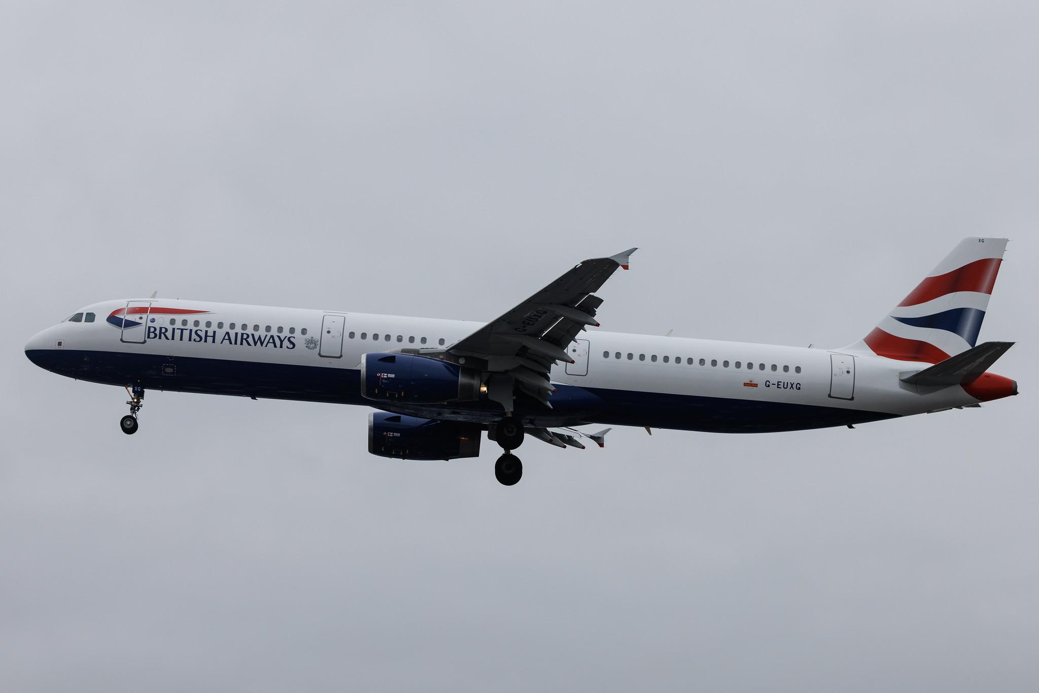 London Heathrow: British Airways (BA / BAW) | Airbus A321-231 A321 | G-EUXG | MSN 2351