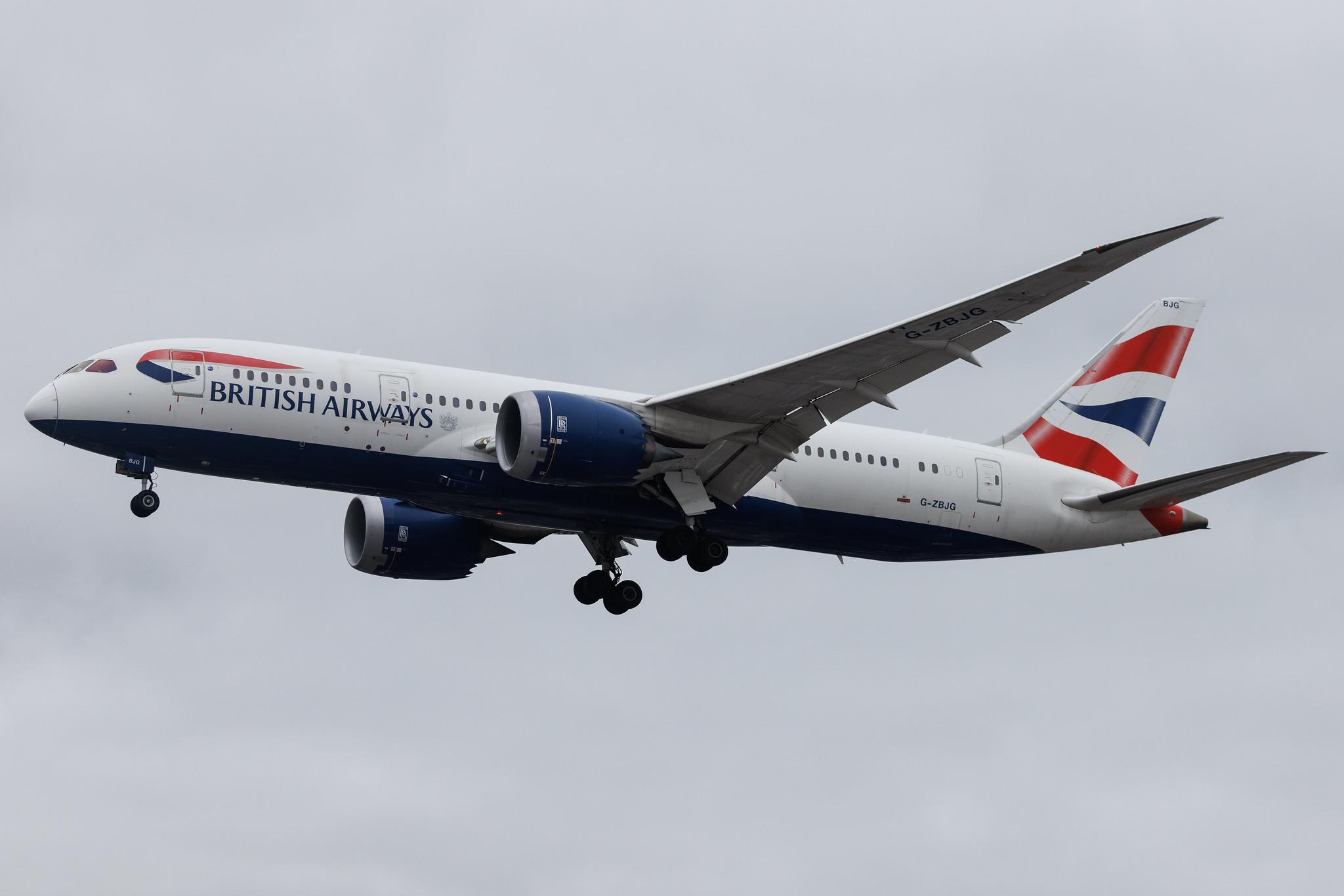 London Heathrow: British Airways (BA / BAW) | Boeing 787-8 Dreamliner B788 | G-ZBJG | MSN 38614