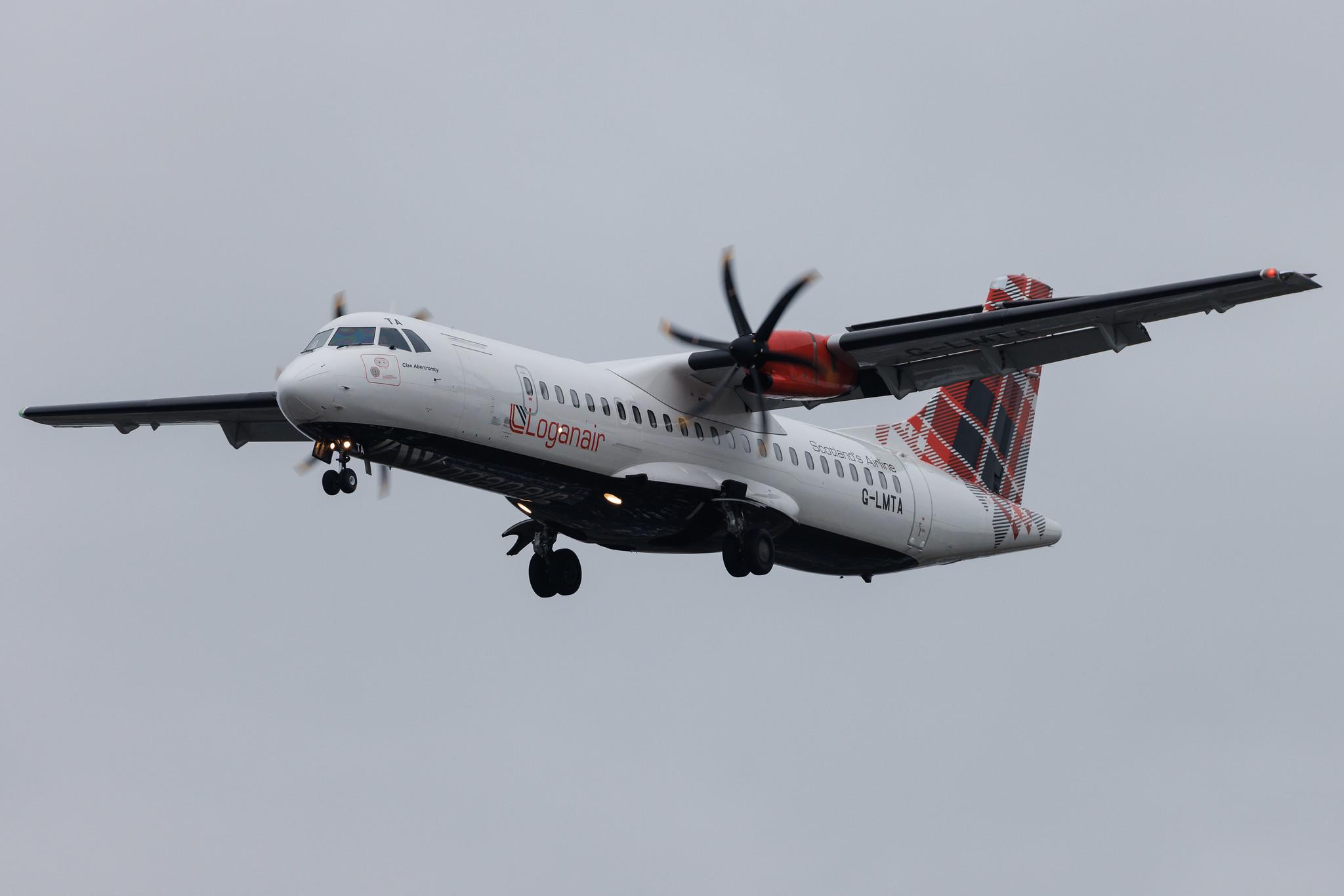 London Heathrow: Loganair (LM / LOG) |  ATR 72-600 AT76 | G-LMTA | MSN 1265
