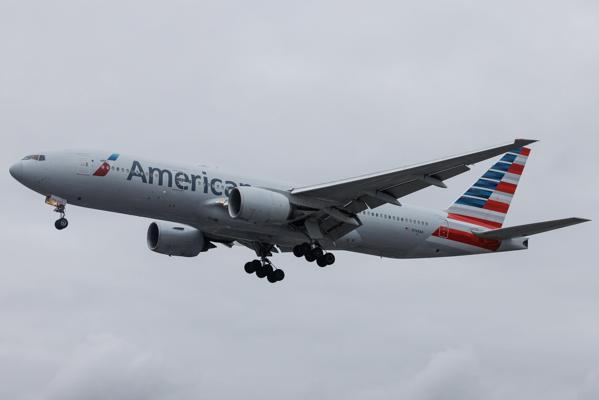 London Heathrow: American Airlines (AA / AAL) | Boeing 777-223(ER) B772 | N768AA | MSN 33540