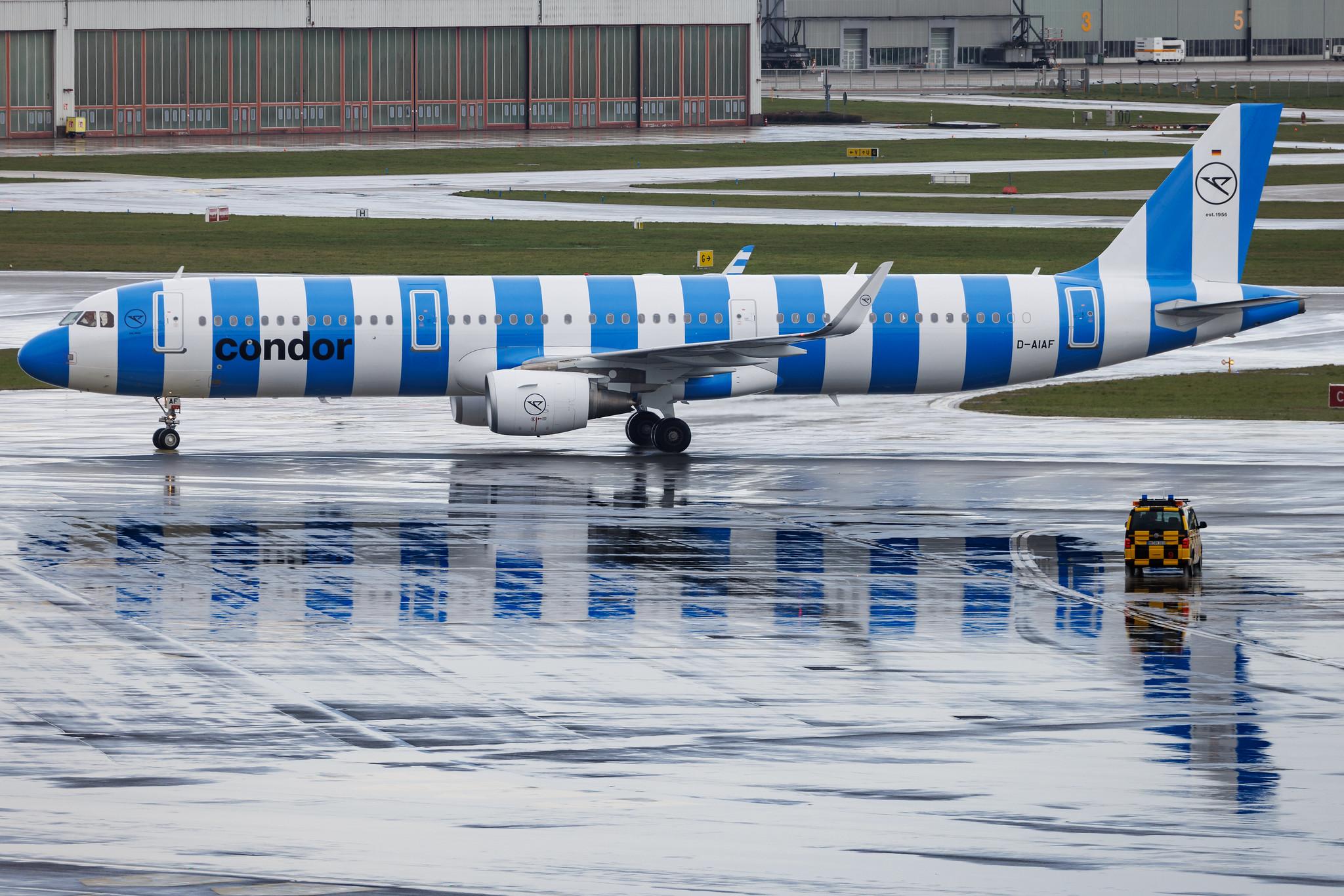 Hamburg Airport: Condor (DE / CFG) | Airbus A321-211 A321 | D-AIAF | MSN 6459