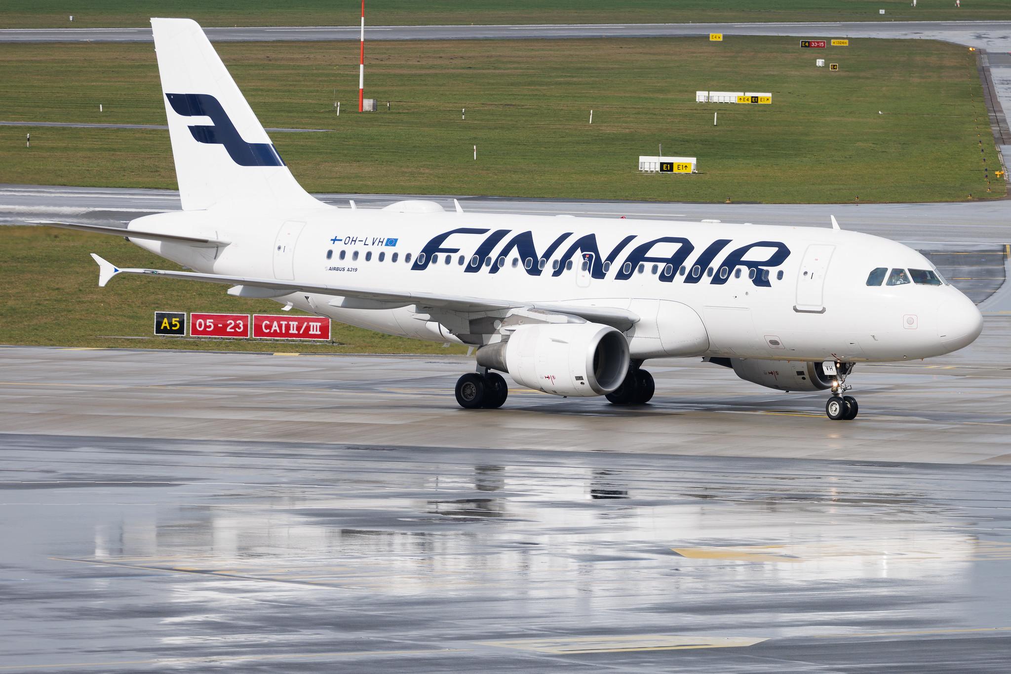 Hamburg Airport: Finnair (AY / FIN) | Airbus A319-112 A319 | OH-LVH | MSN 1184