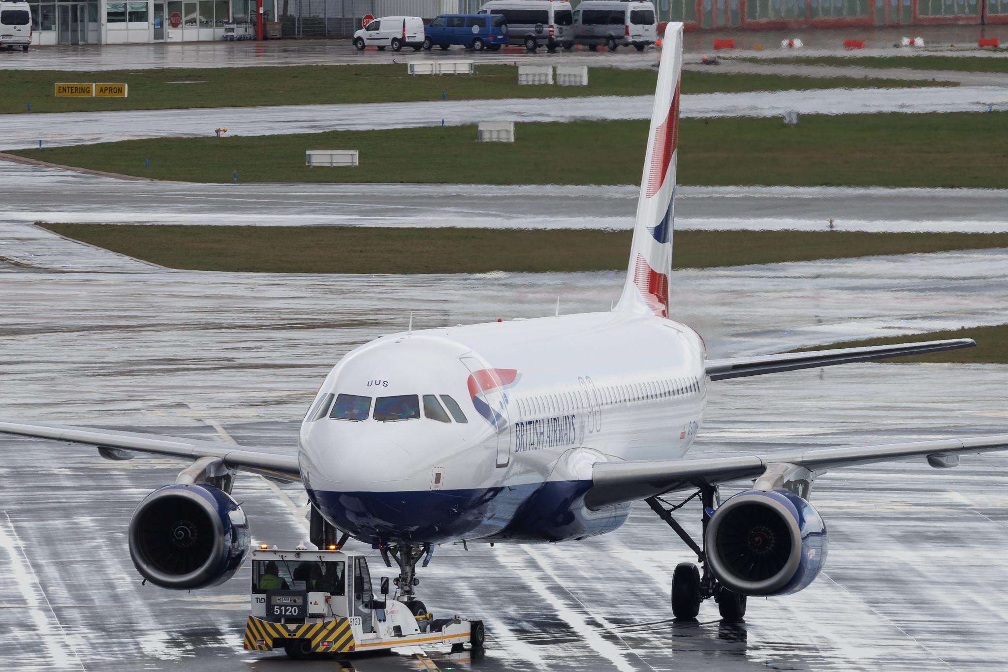 Hamburg Airport: British Airways (BA / BAW) | Airbus A320-232 A320 | G-EUUS | MSN 3301