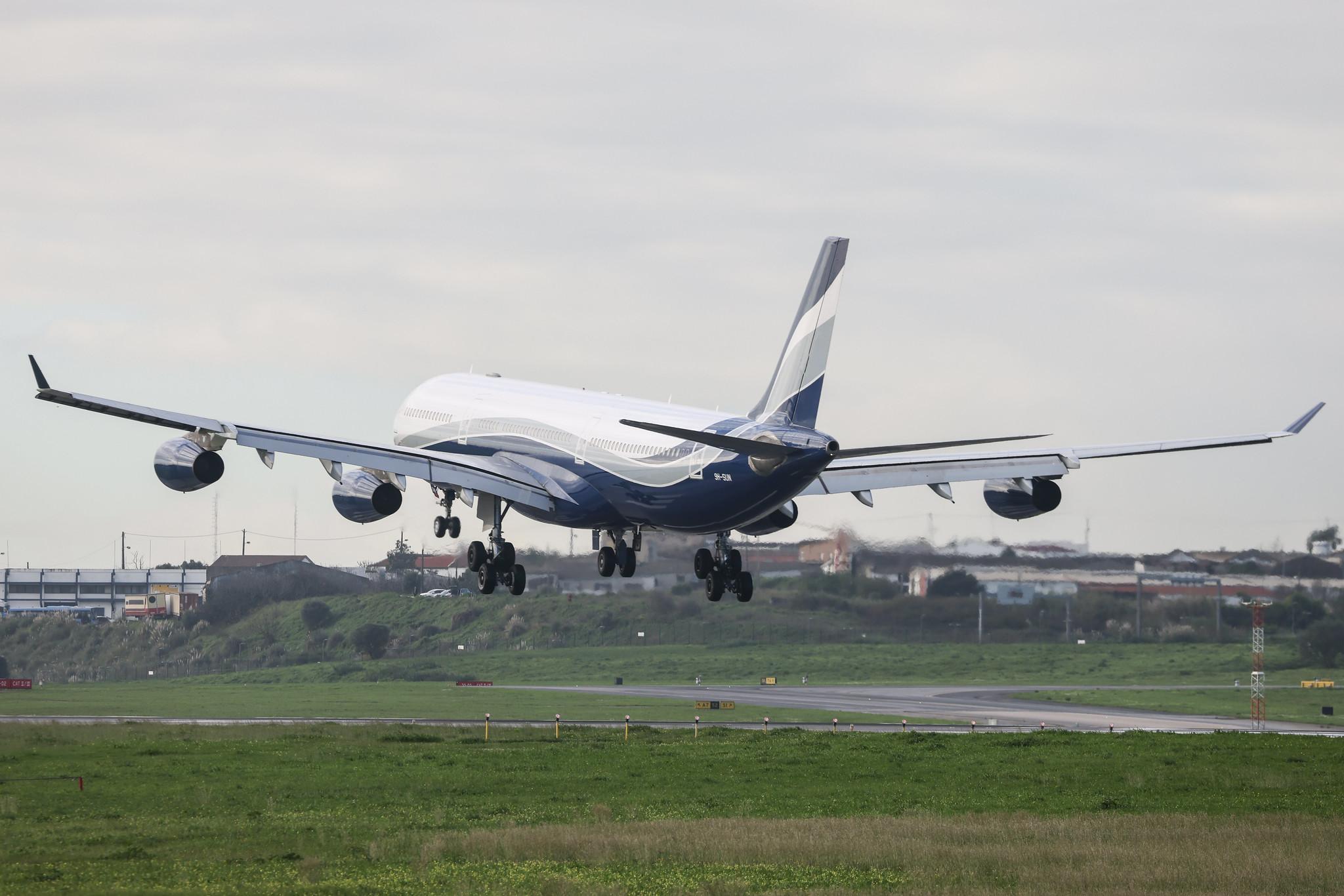 Aeroporto de Lisboa: Hi Fly (5K / HFY) | Operator: Hi Fly Malta | Airbus A340-312 A343 | 9H-SUN | MSN 0367