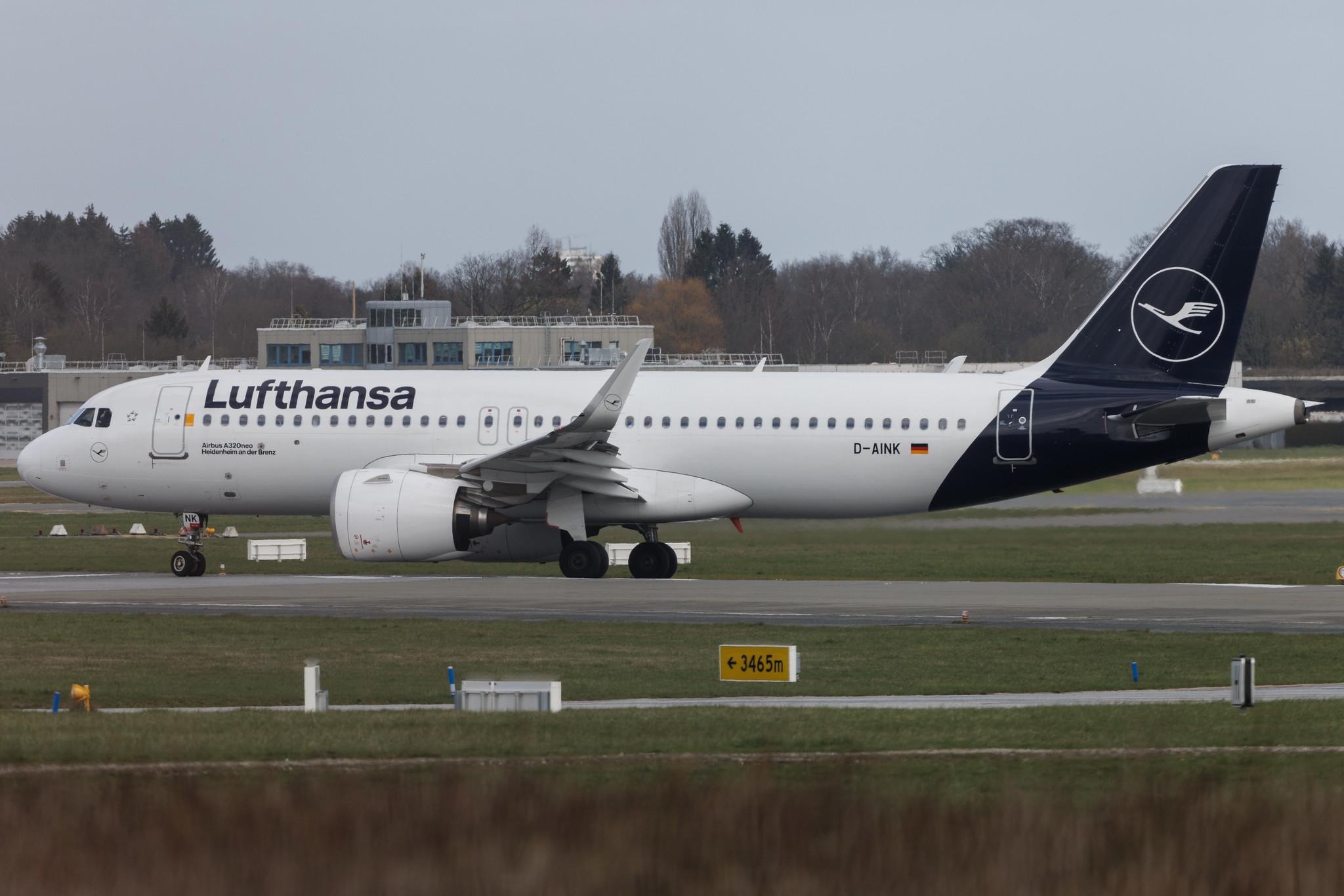 Hamburg Airport: Lufthansa (LH / DLH) | Airbus A320-271N A20N | D-AINK | MSN 8249