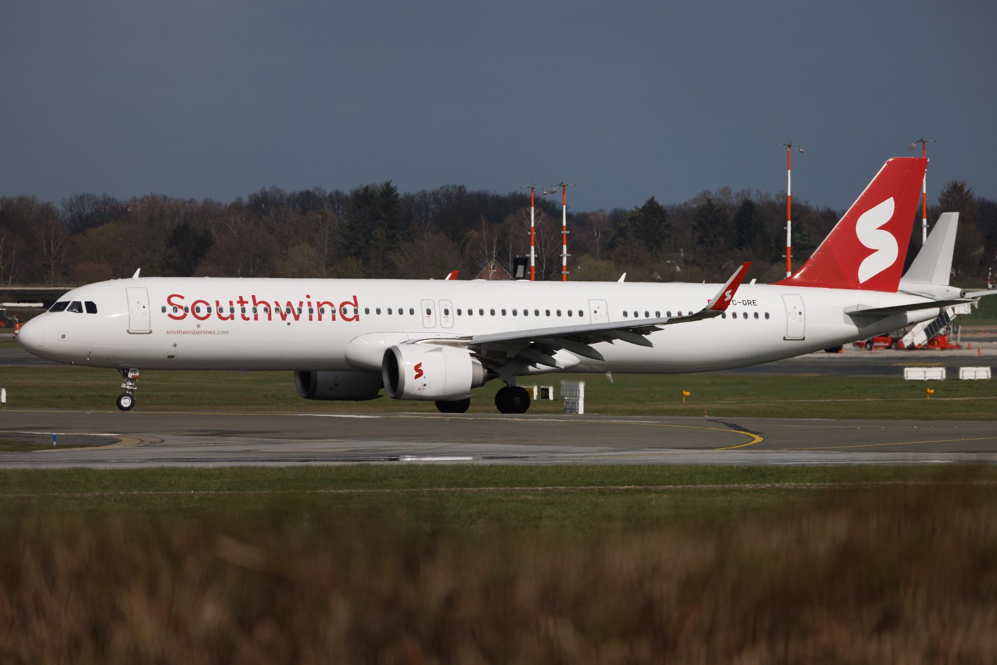 Hamburg Airport: Southwind Airlines (2S / STW) |  Airbus A321-253NX A21N | TC-GRE | MSN 11039