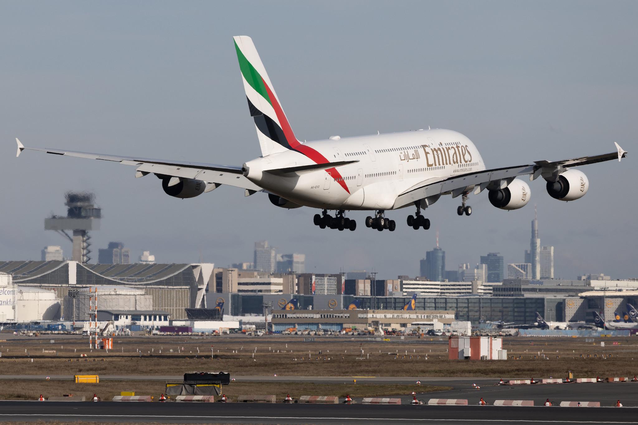 Frankfurt Airport: Emirates (EK / UAE) | Airbus A380-842 A388 | A6-EVO | MSN 268