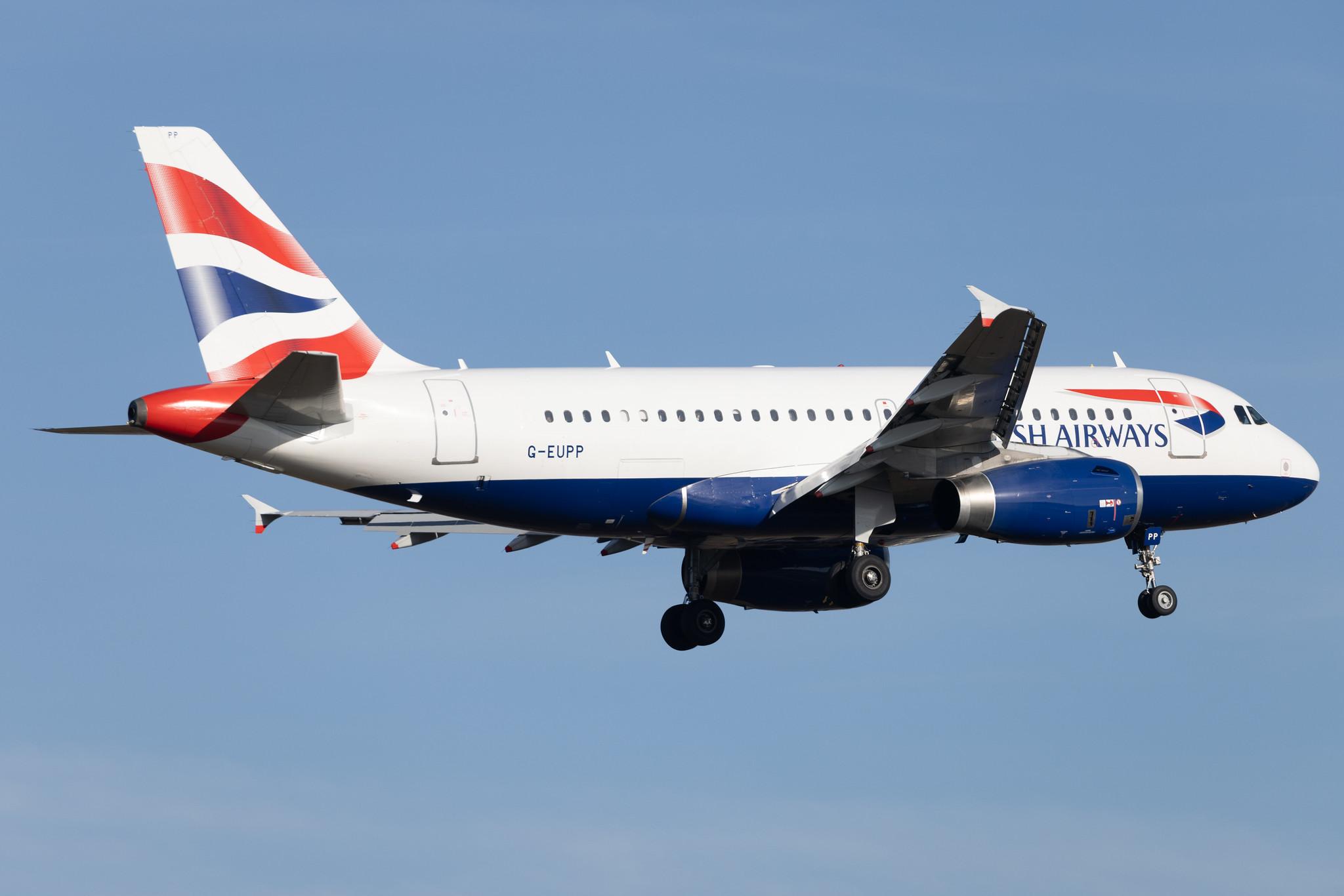 Frankfurt Airport: British Airways (BA / BAW) | Airbus A319-131 A319 | G-EUPP | MSN 1295