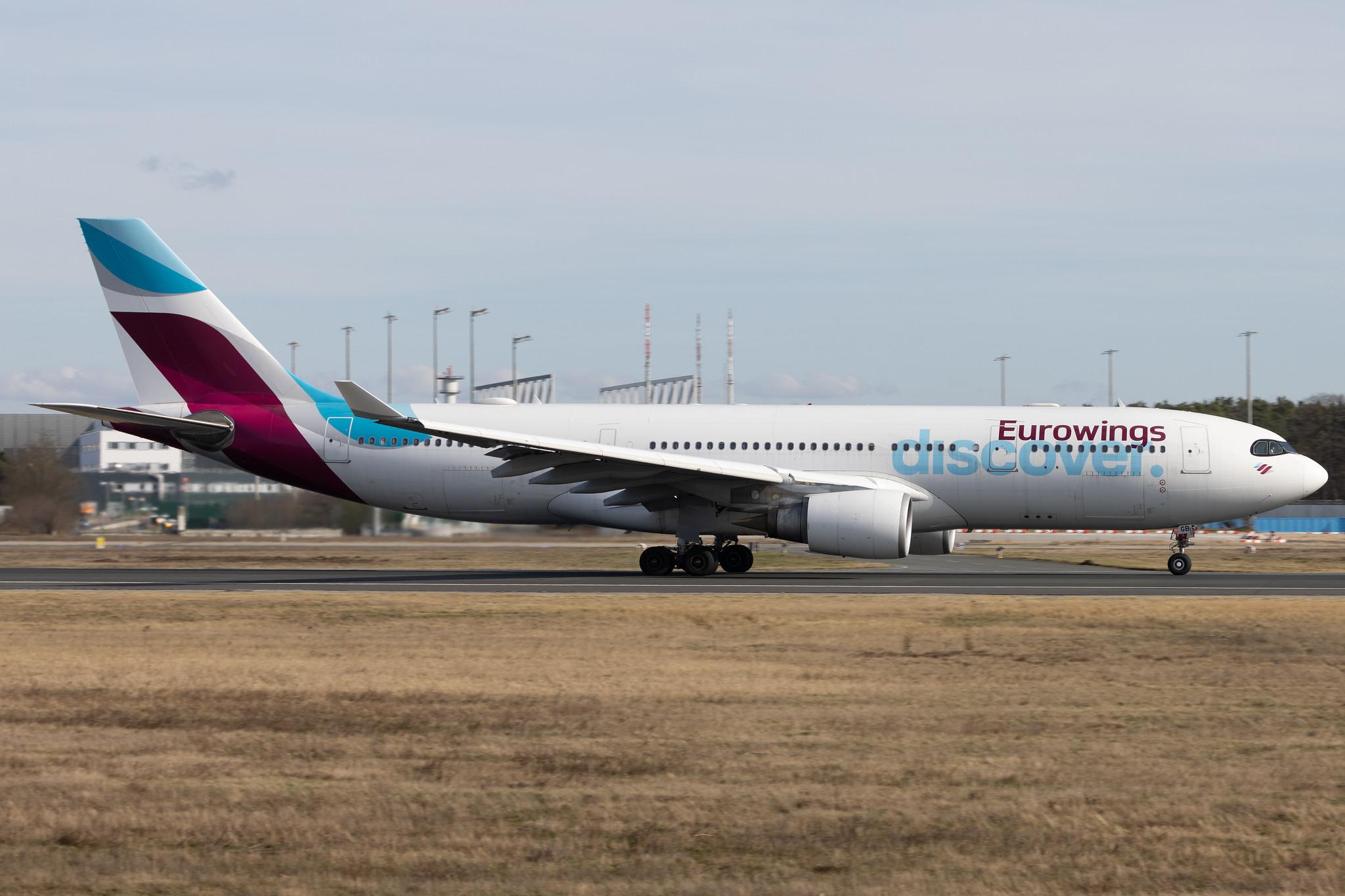 Frankfurt Airport: Eurowings Discover (4Y / OCN) | Airbus A330-203 A332 | D-AXGB | MSN 0684