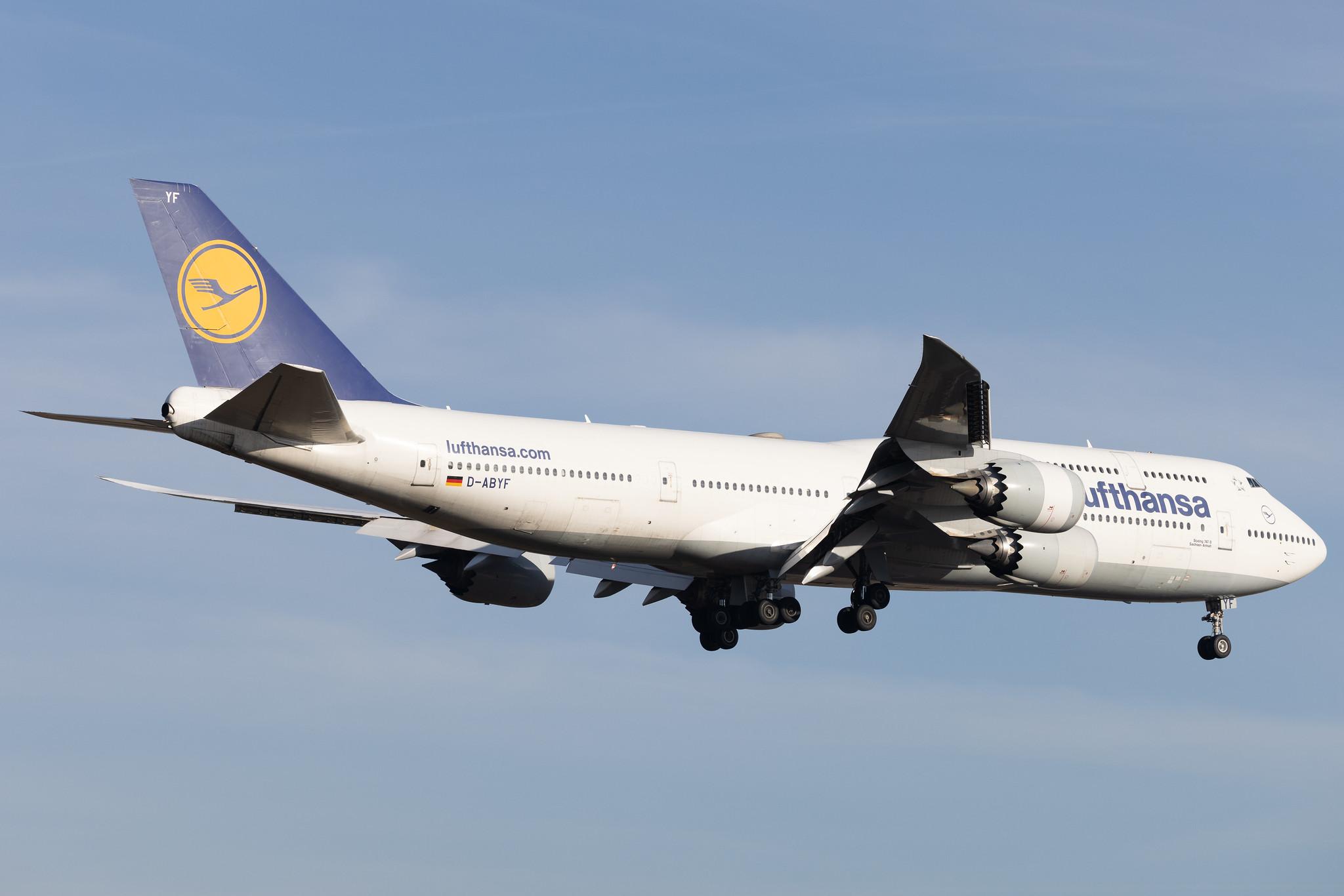 Frankfurt Airport: Lufthansa (LH / DLH) | Boeing 747-830 B748 | D-ABYF | MSN 37830