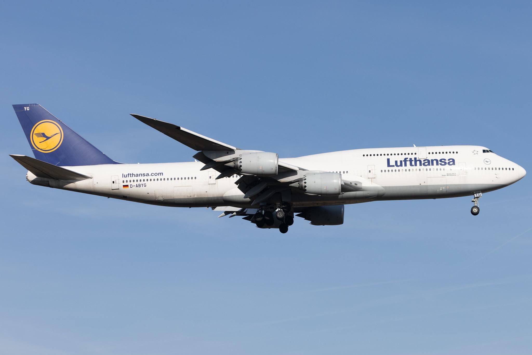 Frankfurt Airport: Lufthansa (LH / DLH) | Boeing 747-830 B748 | D-ABYG | MSN 37831