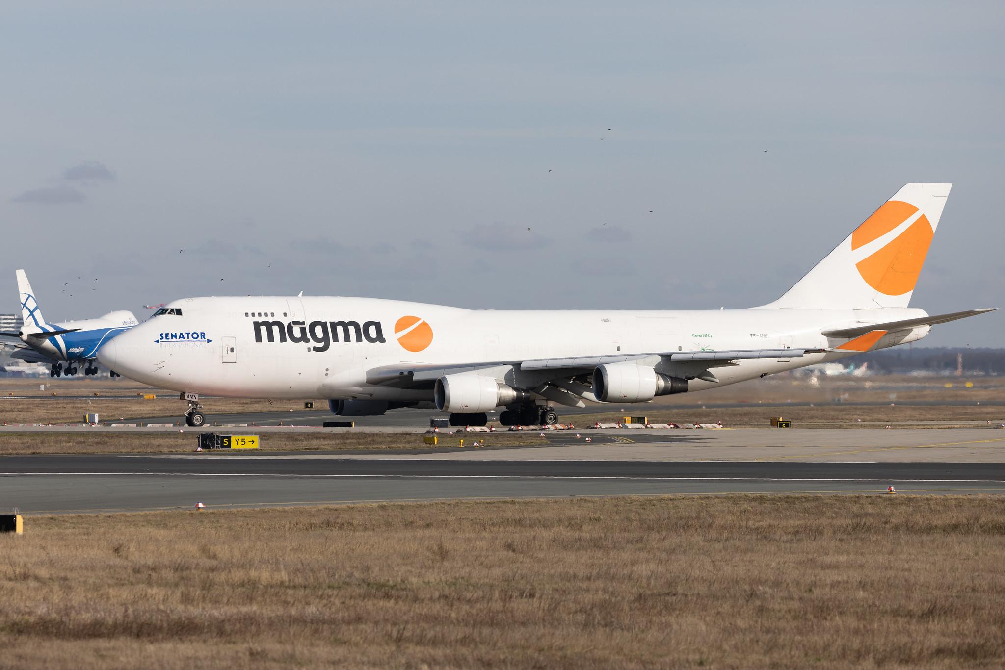 Frankfurt Airport: Magma Aviation (CC / ABD) | Operator: Air Atlanta Icelandic | Boeing 747-4F6(BDSF) B744 | TF-AMN | MSN 27602