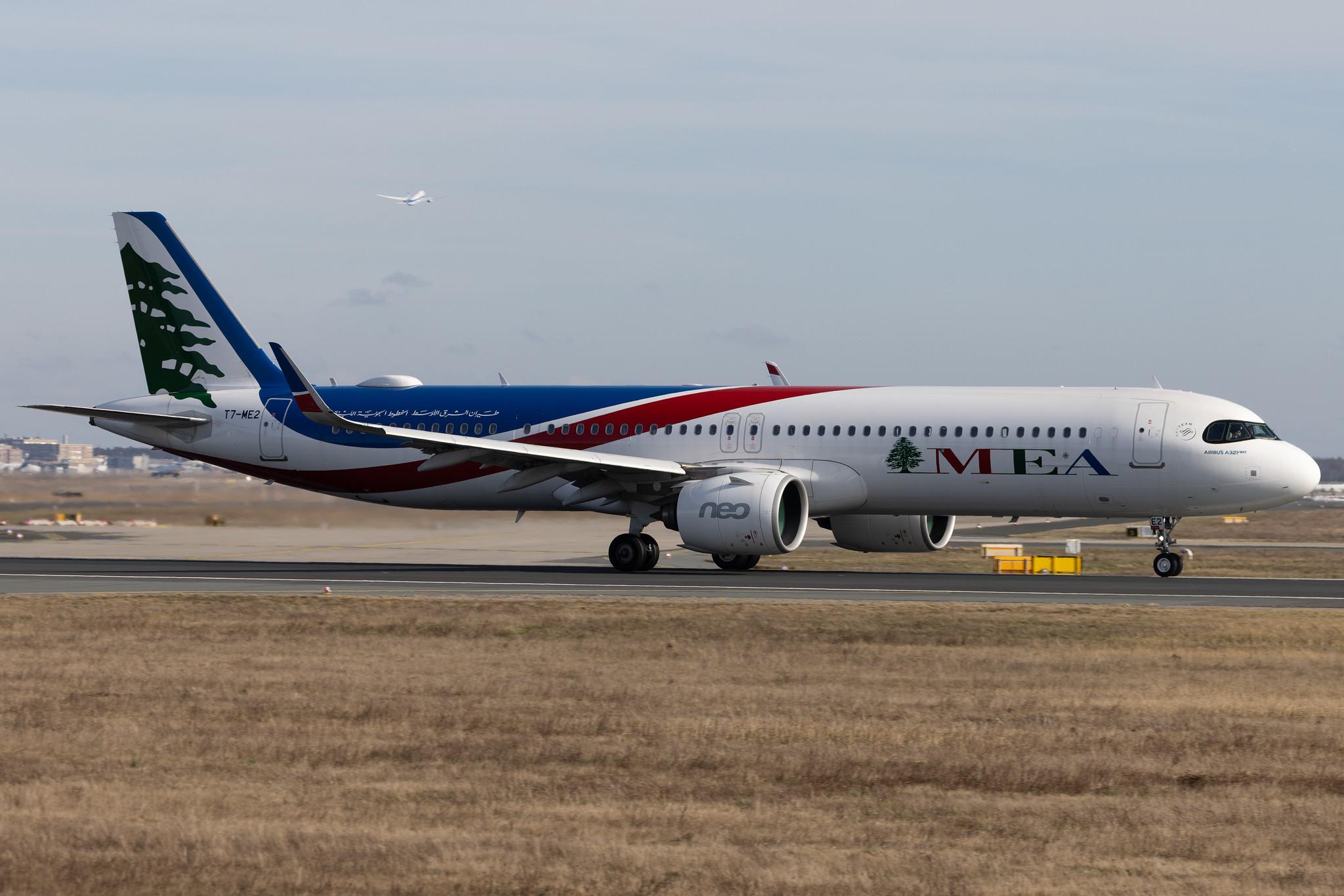 Frankfurt Airport: MEA (ME / MEA) | Airbus A321-271NX A21N | T7-ME2 | MSN 09458