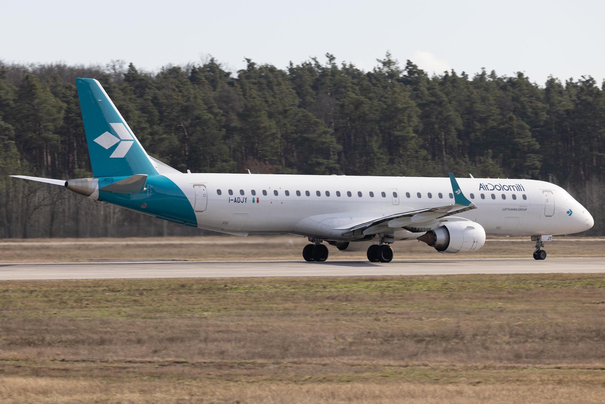 Frankfurt Airport: Air Dolomiti (EN / DLA) | Embraer E195LR E195 | I-ADJY | MSN 19000300