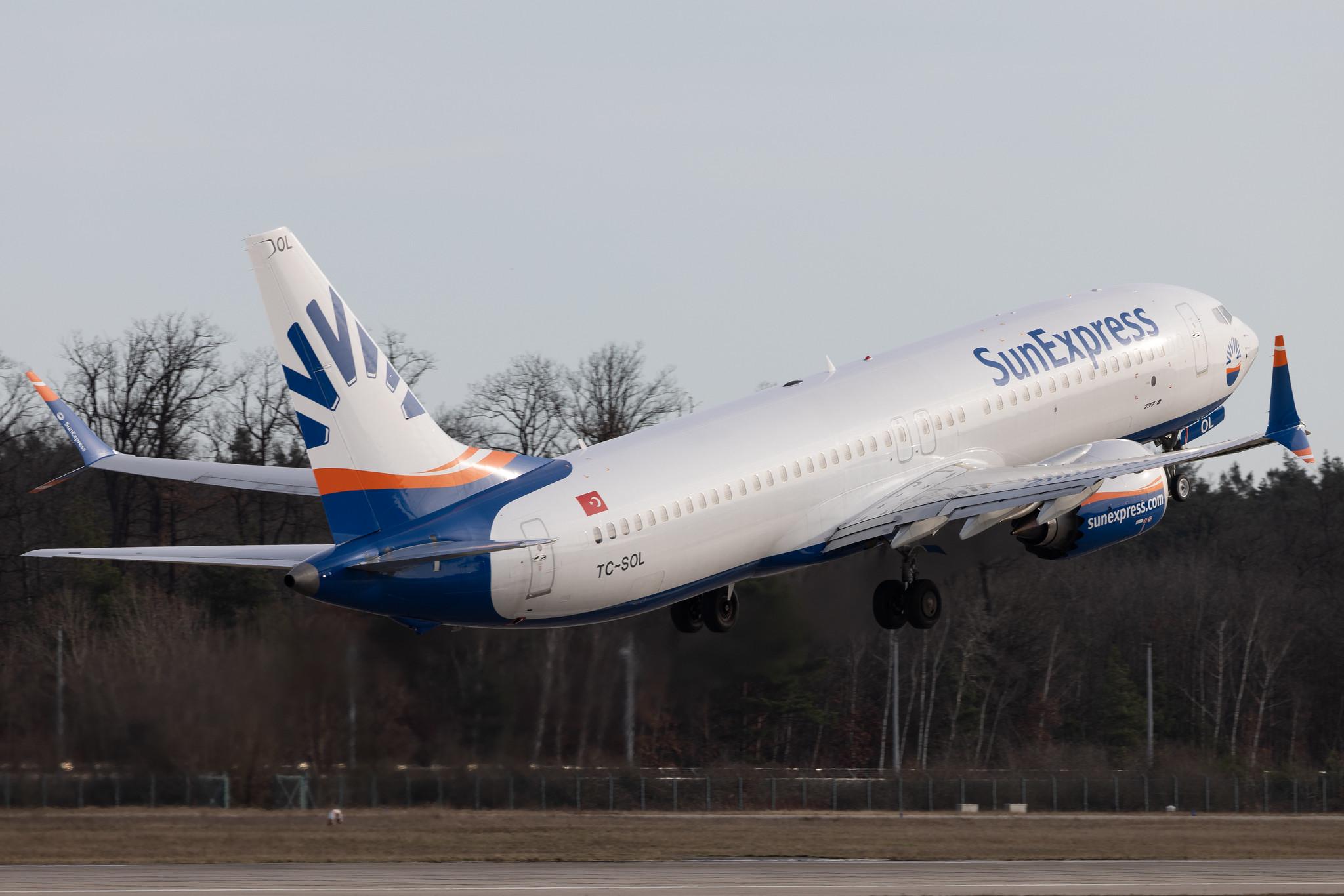 Frankfurt Airport: SunExpress (XQ / SXS) | Boeing 737 MAX 8 B38M | TC-SOL | MSN 61203