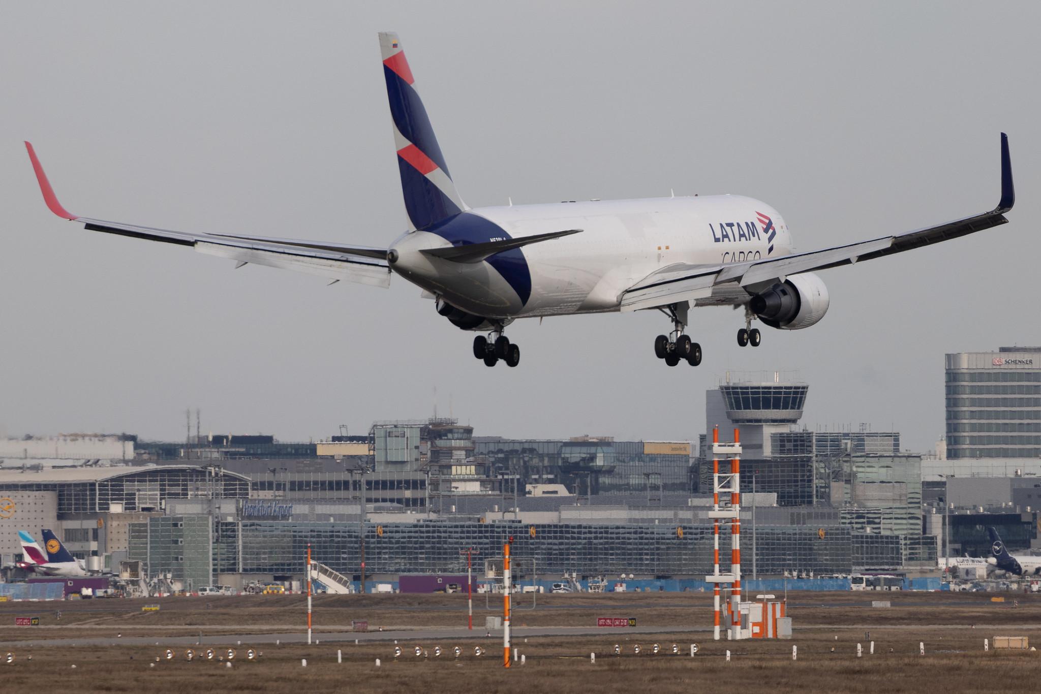 Frankfurt Airport: LATAM Cargo (UC / LCO) | Operator: LATAM Cargo Colombia | Boeing 767-316(ER)(BCF) B763 | N538LA | MSN 34628