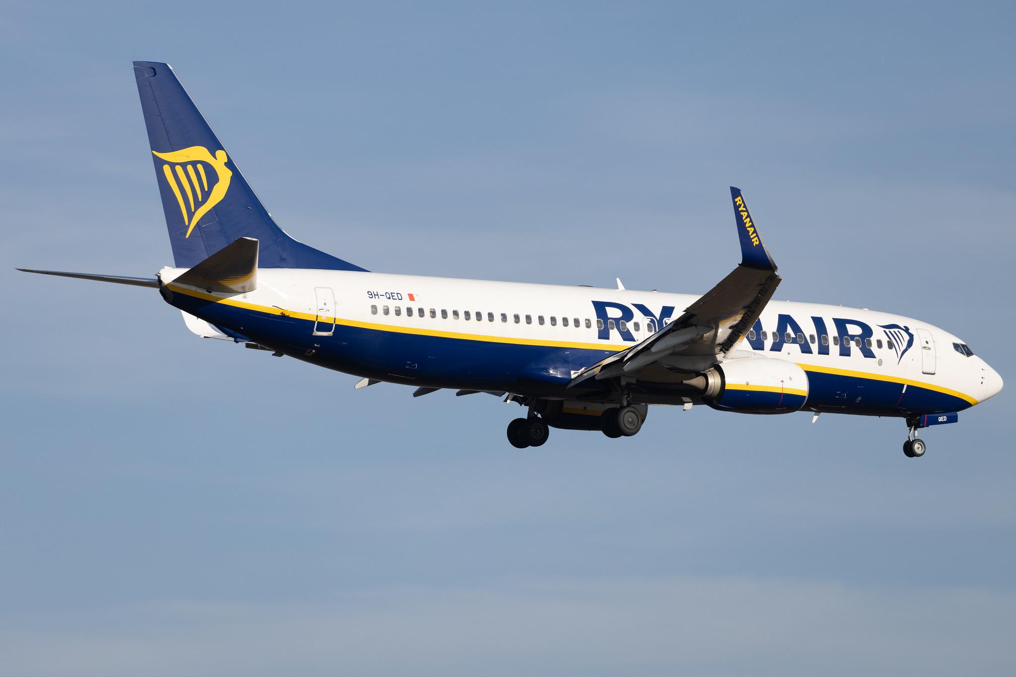 Frankfurt Airport: Ryanair (FR / RYR) | Operator: Malta Air | Boeing 737-8AS B738 | 9H-QED | MSN 44820