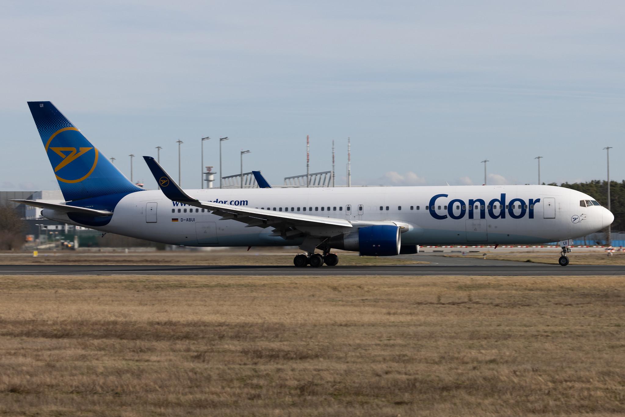 Frankfurt Airport: Condor (DE / CFG) | Boeing 767-330(ER) B763 | D-ABUI | MSN 26988
