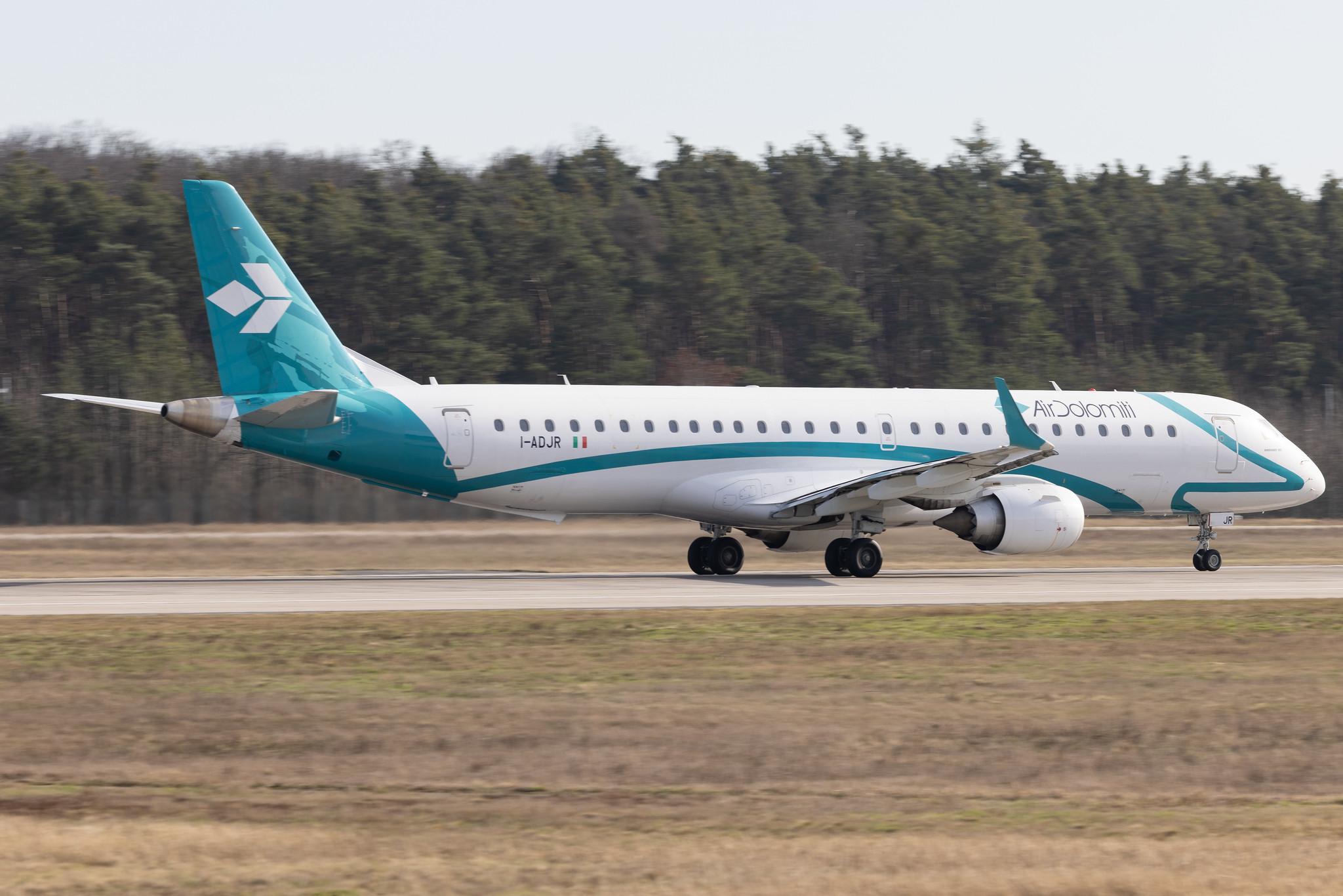 Frankfurt Airport: Air Dolomiti (EN / DLA) | Embraer E195LR E195 | I-ADJR | MSN 19000595