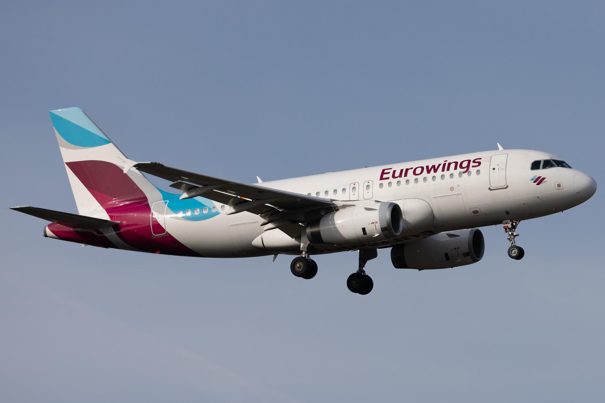 Frankfurt Airport: Eurowings (EW / EWG) | Airbus A319-132 A319 | D-AGWL | MSN 3534