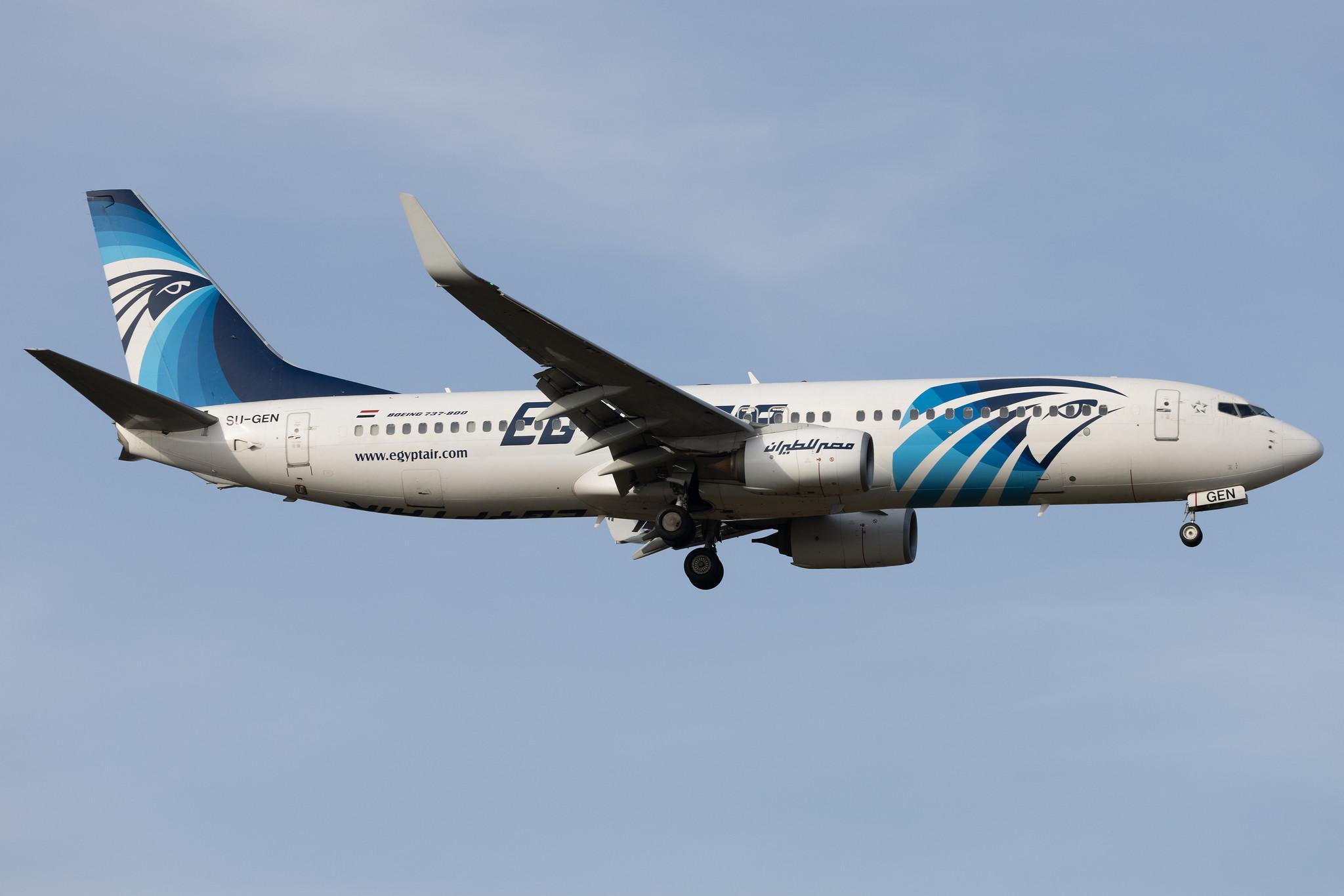 Frankfurt Airport: EgyptAir (MS / MSR) | Boeing 737-866 B738 | SU-GEN | MSN 63806
