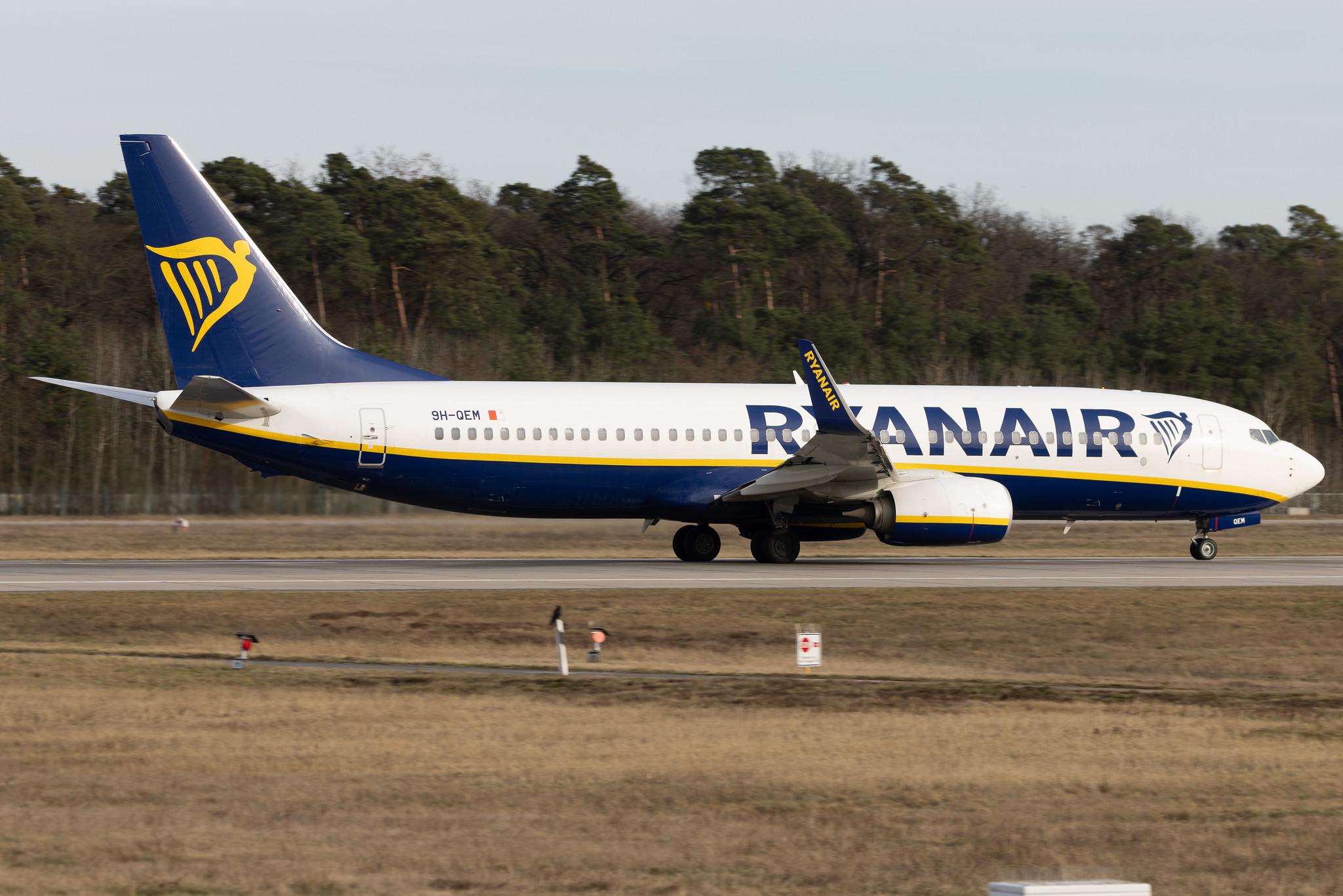 Frankfurt Airport: Ryanair (FR / RYR) | Operator: Malta Air | Boeing 737-8AS B738 | 9H-QEM | MSN 44825