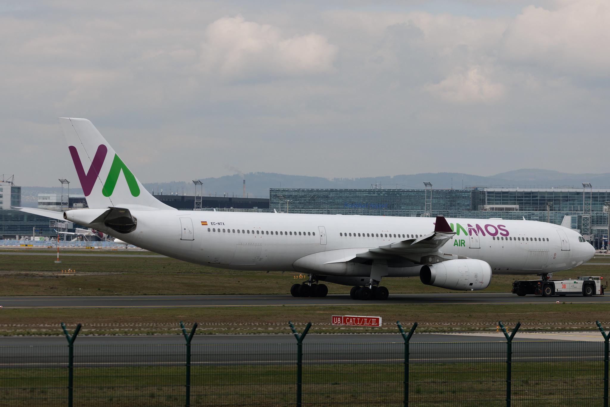 Frankfurt Airport: Wamos Air (EB / PLM) | Airbus A330-343 A333 | EC-NTX | MSN 1597