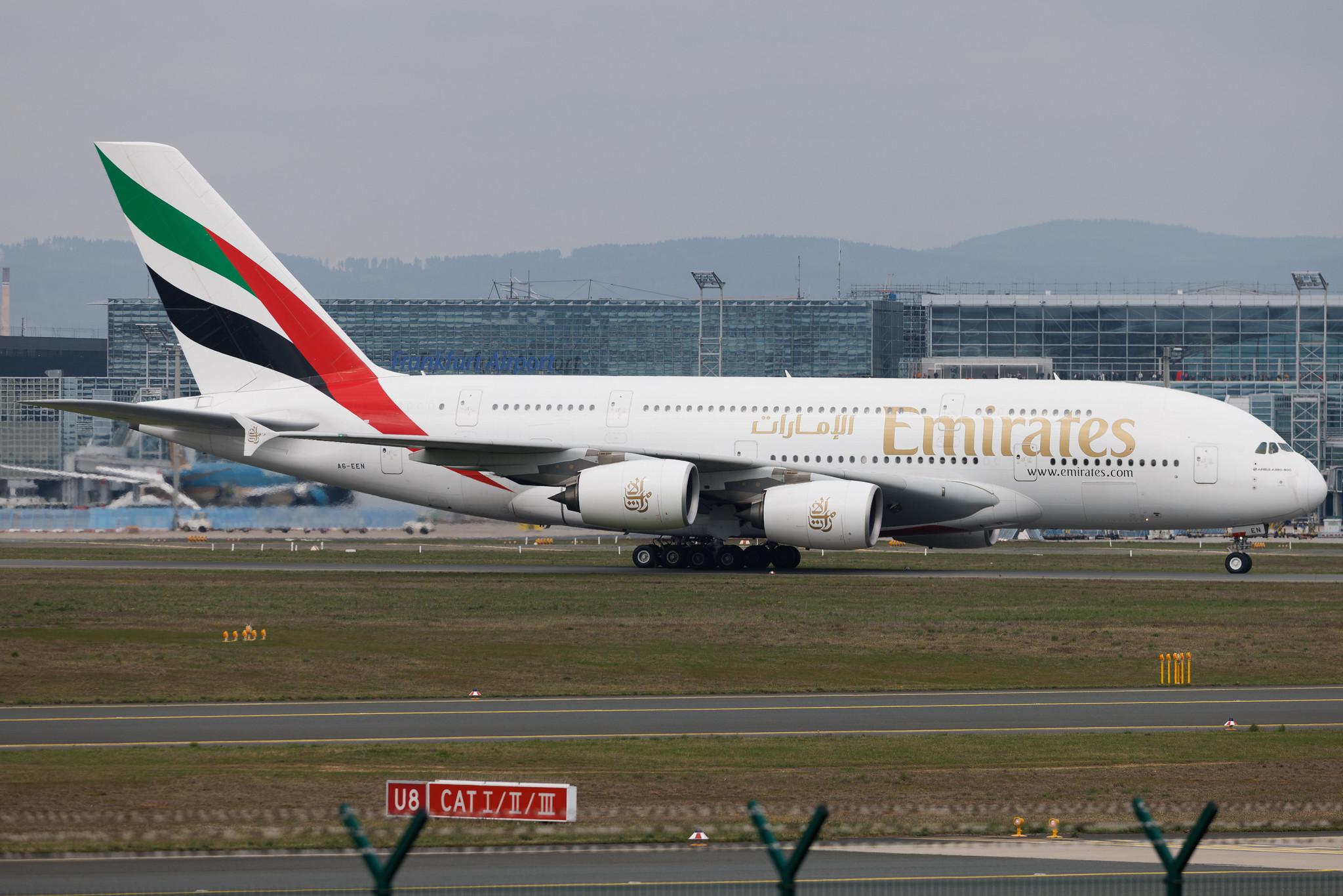 Frankfurt Airport: Emirates (EK / UAE) | Airbus A380-861 A388 | A6-EEN | MSN 135