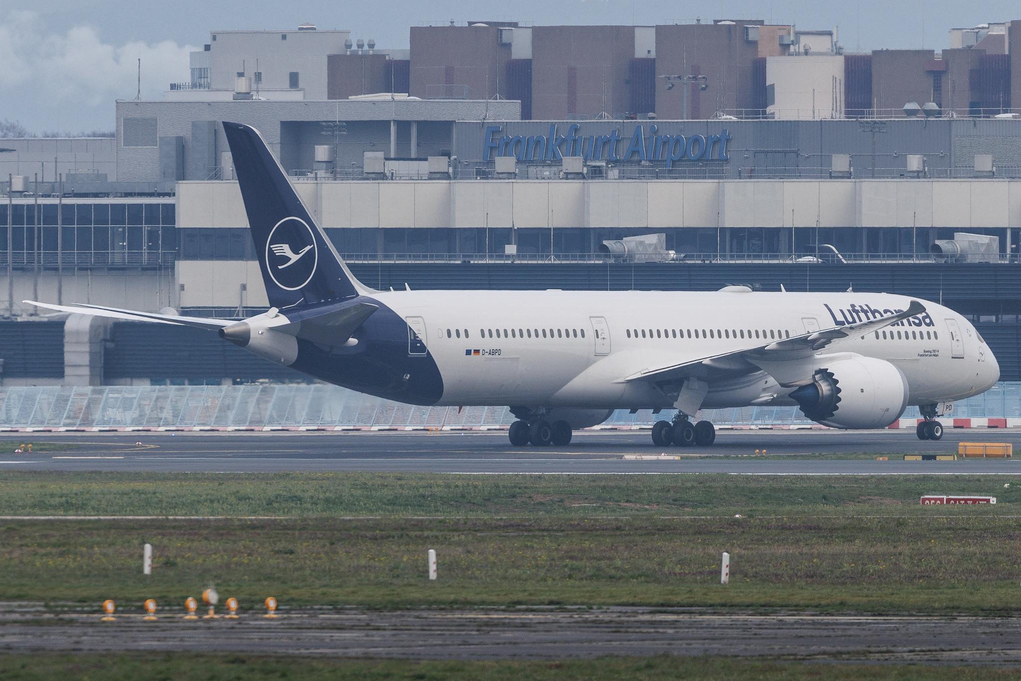 Frankfurt Airport: Lufthansa (LH / DLH) | Boeing 787-9 Dreamliner B789 | D-ABPD | MSN 62729