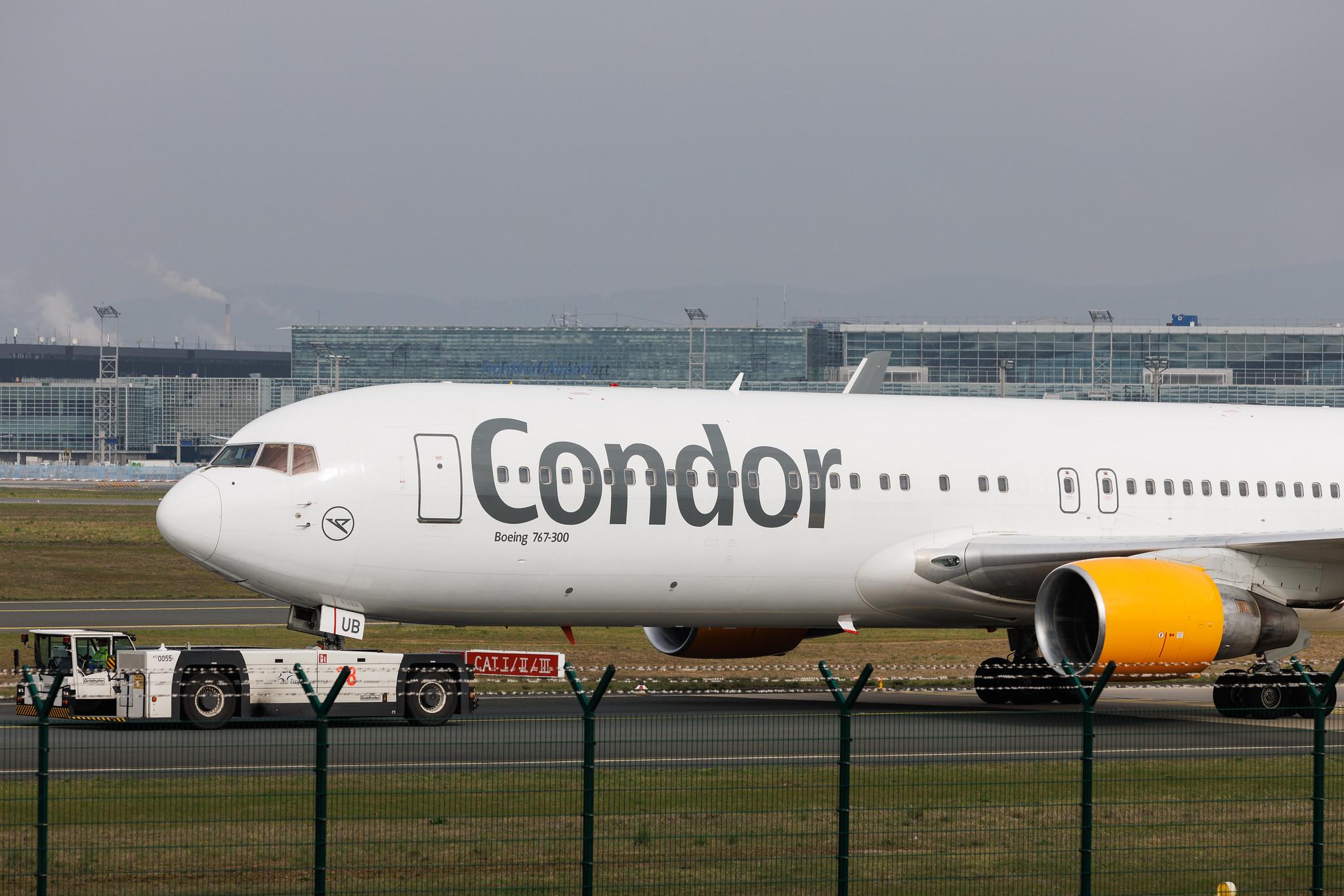 Frankfurt Airport: Condor (DE / CFG) | Boeing 767-330(ER) B763 | D-ABUB | MSN 26987