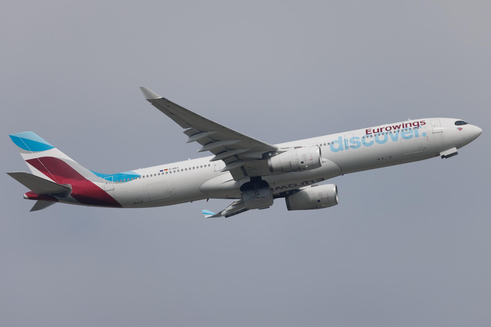 Frankfurt Airport: Eurowings Discover (4Y / OCN) | Airbus A330-343 A333 | D-AIKA | MSN 0570