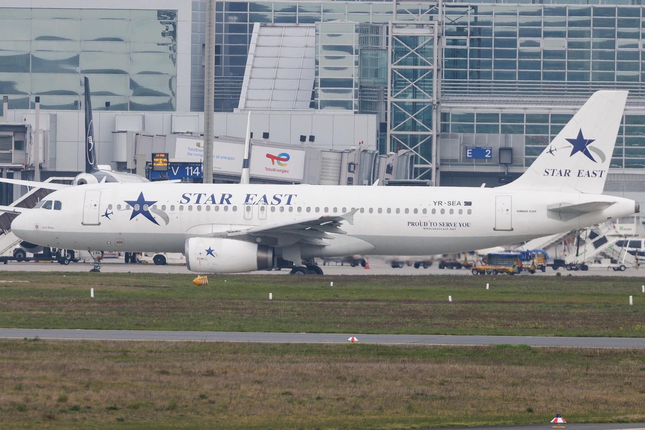 Frankfurt Airport: Star East Airlines (4R / SEK) |  Airbus A320-231 A320 | YR-SEA | MSN 0357