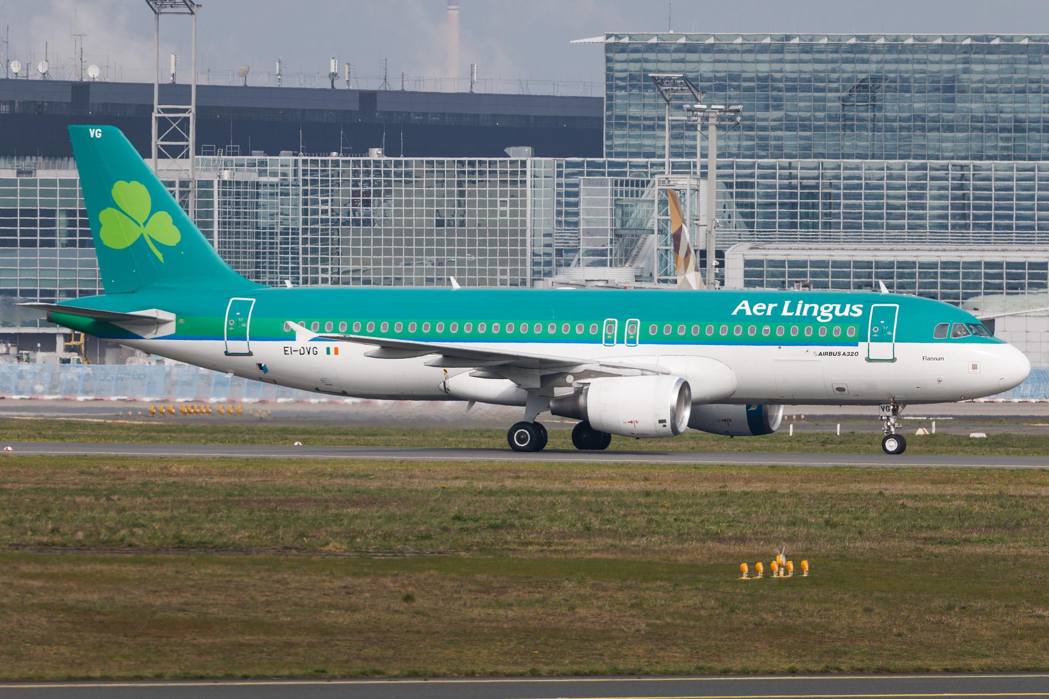 Frankfurt Airport: Aer Lingus (EI / EIN) | Airbus A320-214 A320 | EI-DVG | MSN 3318