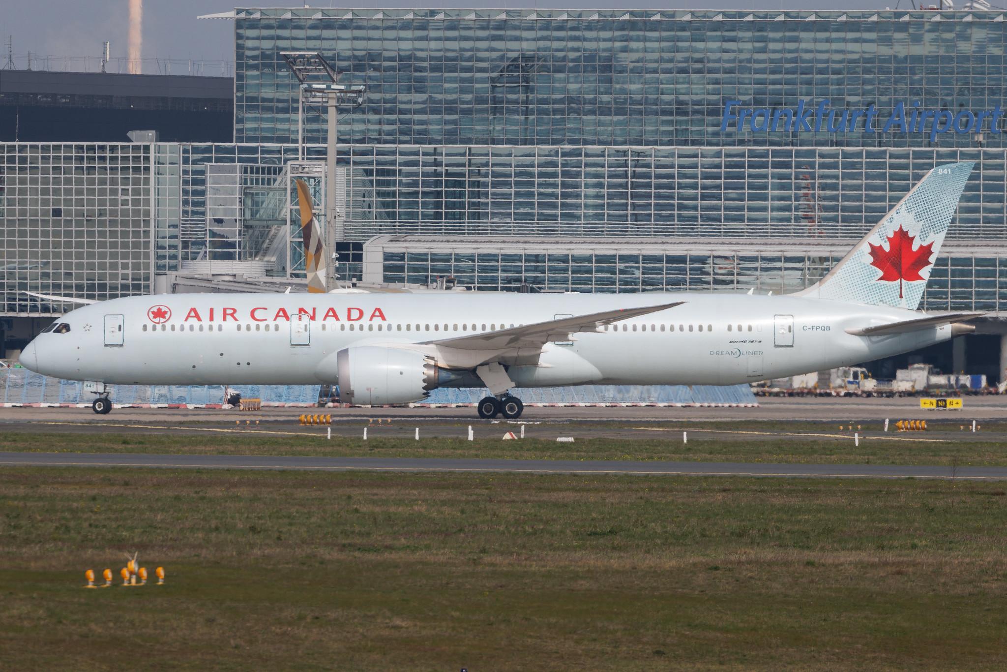 Frankfurt Airport: Air Canada (AC / ACA) | Boeing 787-9 Dreamliner B789 | C-FPQB | MSN 35270