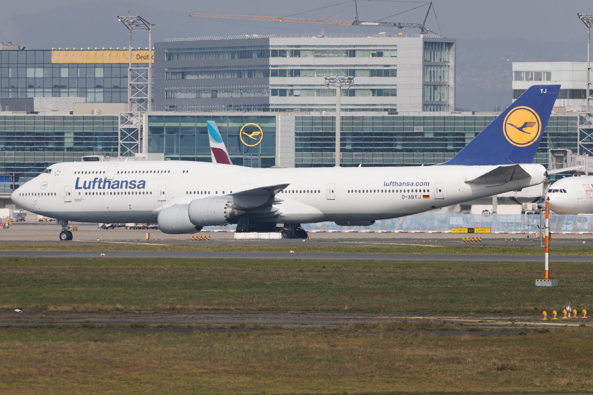 Frankfurt Airport: Lufthansa (LH / DLH) | Boeing 747-830 B748 | D-ABYJ | MSN 37834