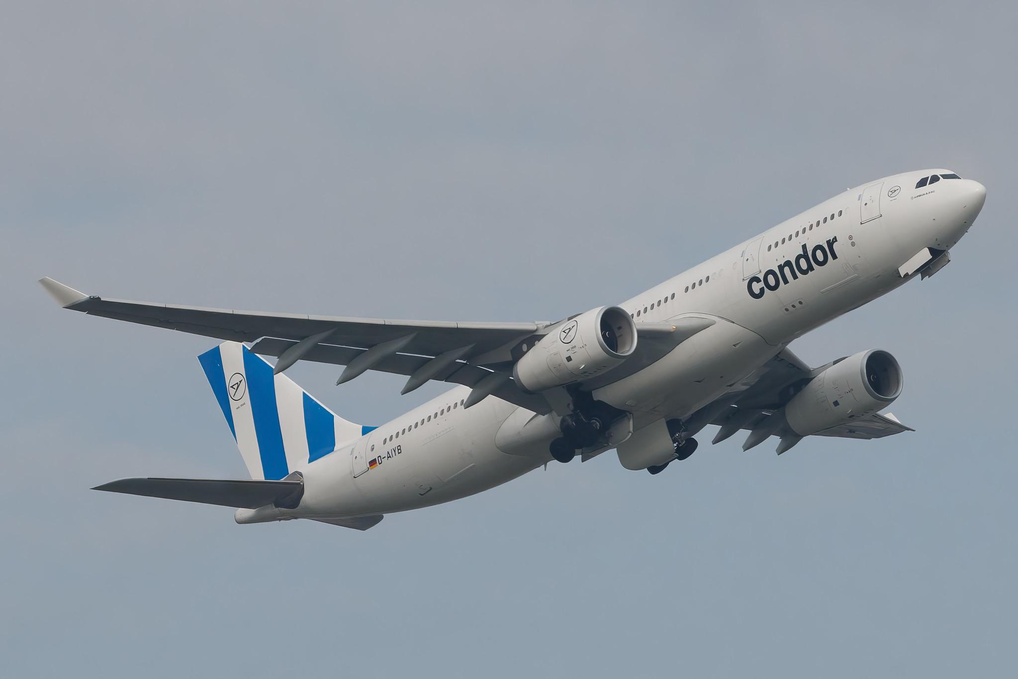 Frankfurt Airport: Condor (DE / CFG) | Airbus A330-243 A332 | D-AIYB | MSN 852