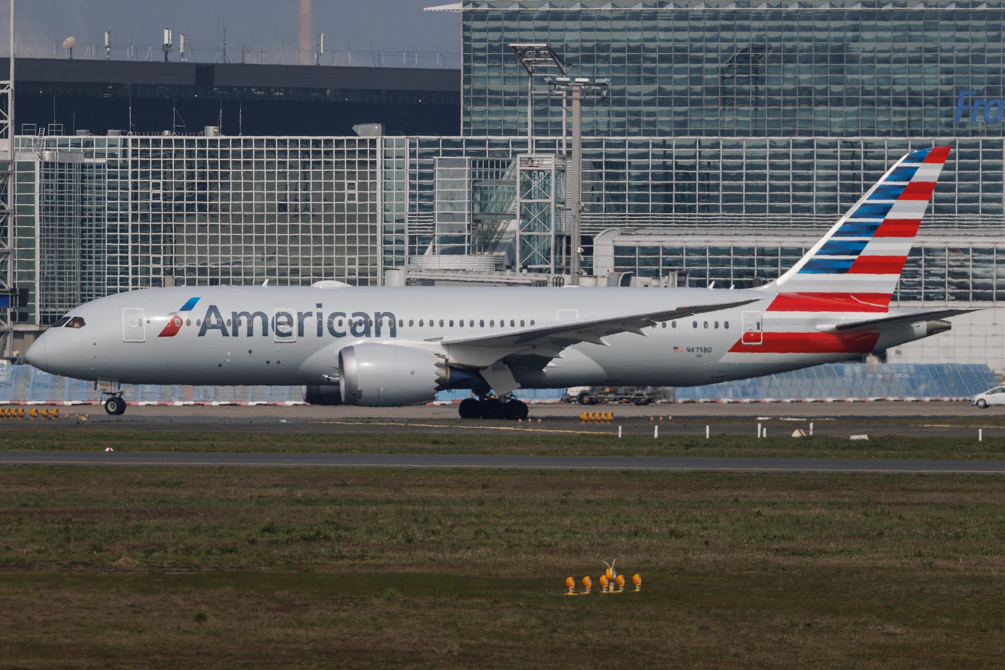 Frankfurt Airport: American Airlines (AA / AAL) | Boeing 787-8 Dreamliner B788 | N875BD | MSN 65995
