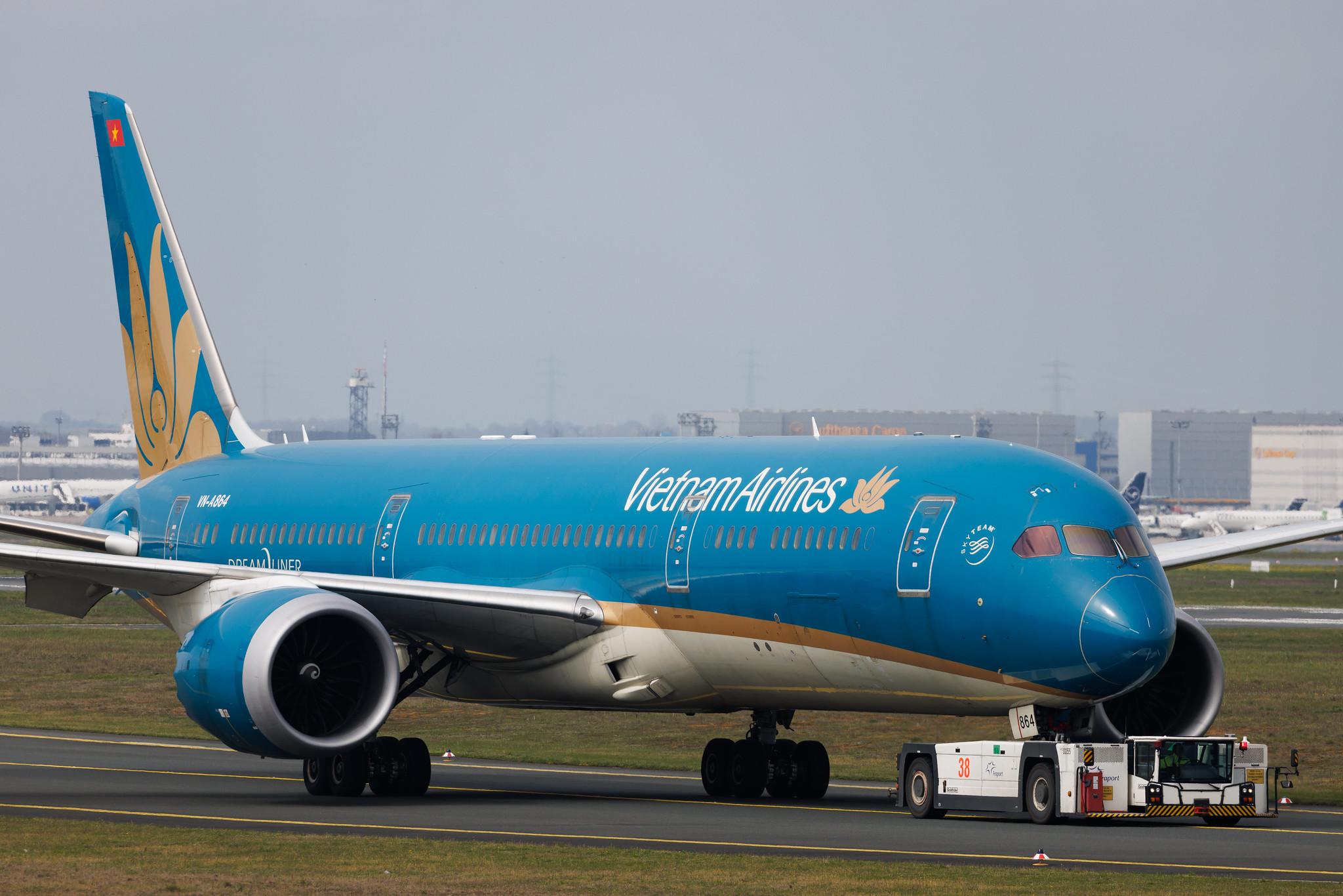 Frankfurt Airport: Vietnam Airlines (VN / HVN) | Boeing 787-9 Dreamliner B789 | VN-A864 | MSN 35154