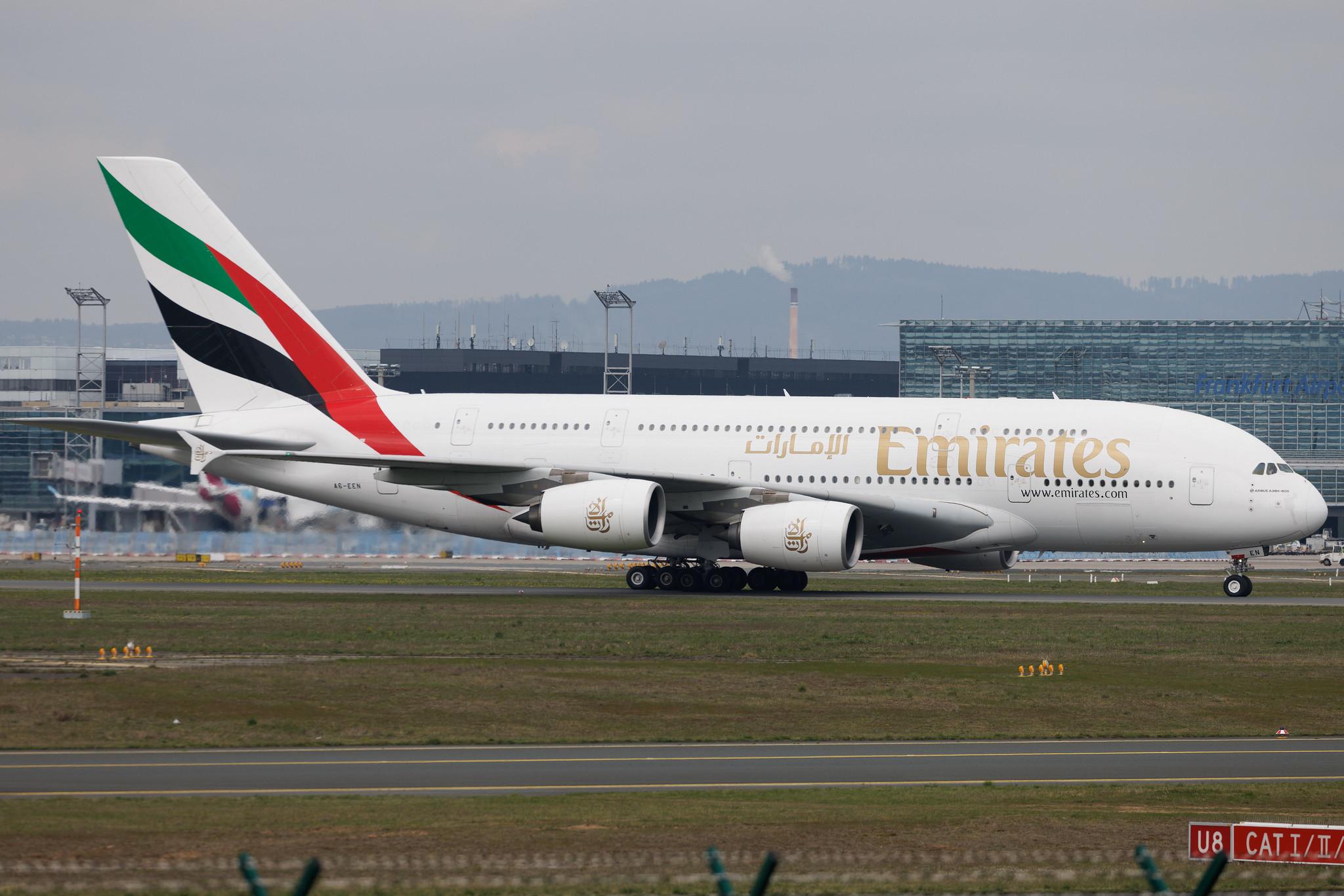 Frankfurt Airport: Emirates (EK / UAE) | Airbus A380-861 A388 | A6-EEN | MSN 135