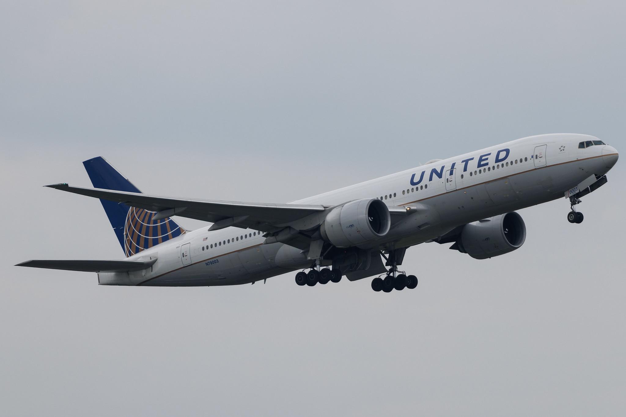 Frankfurt Airport: United Airlines (UA / UAL) | Boeing 777-224(ER) B772 | N78003 | MSN 27579