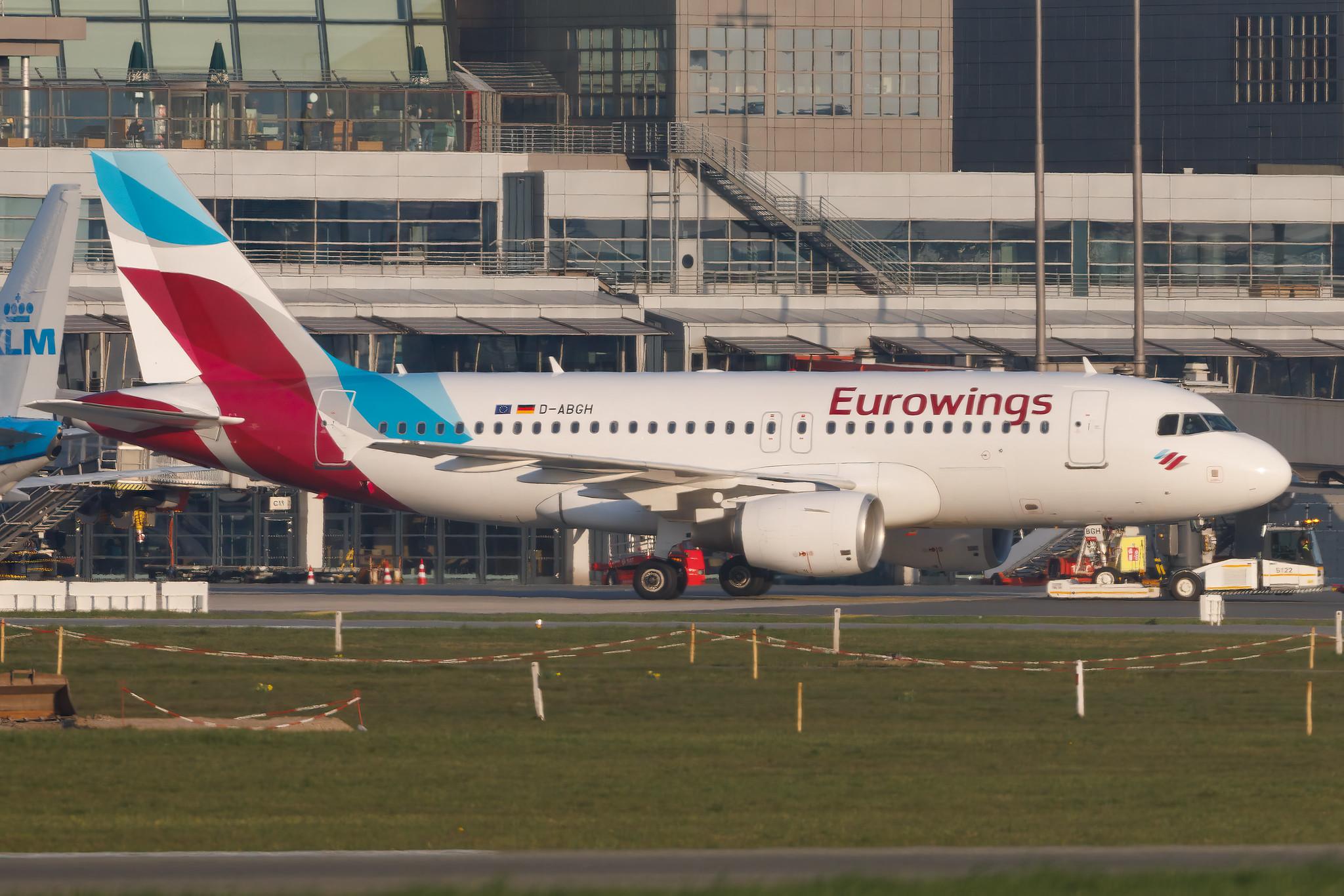 Hamburg Airport: Eurowings (EW / EWG) | Airbus A319-112 A319 | D-ABGH | MSN 3245