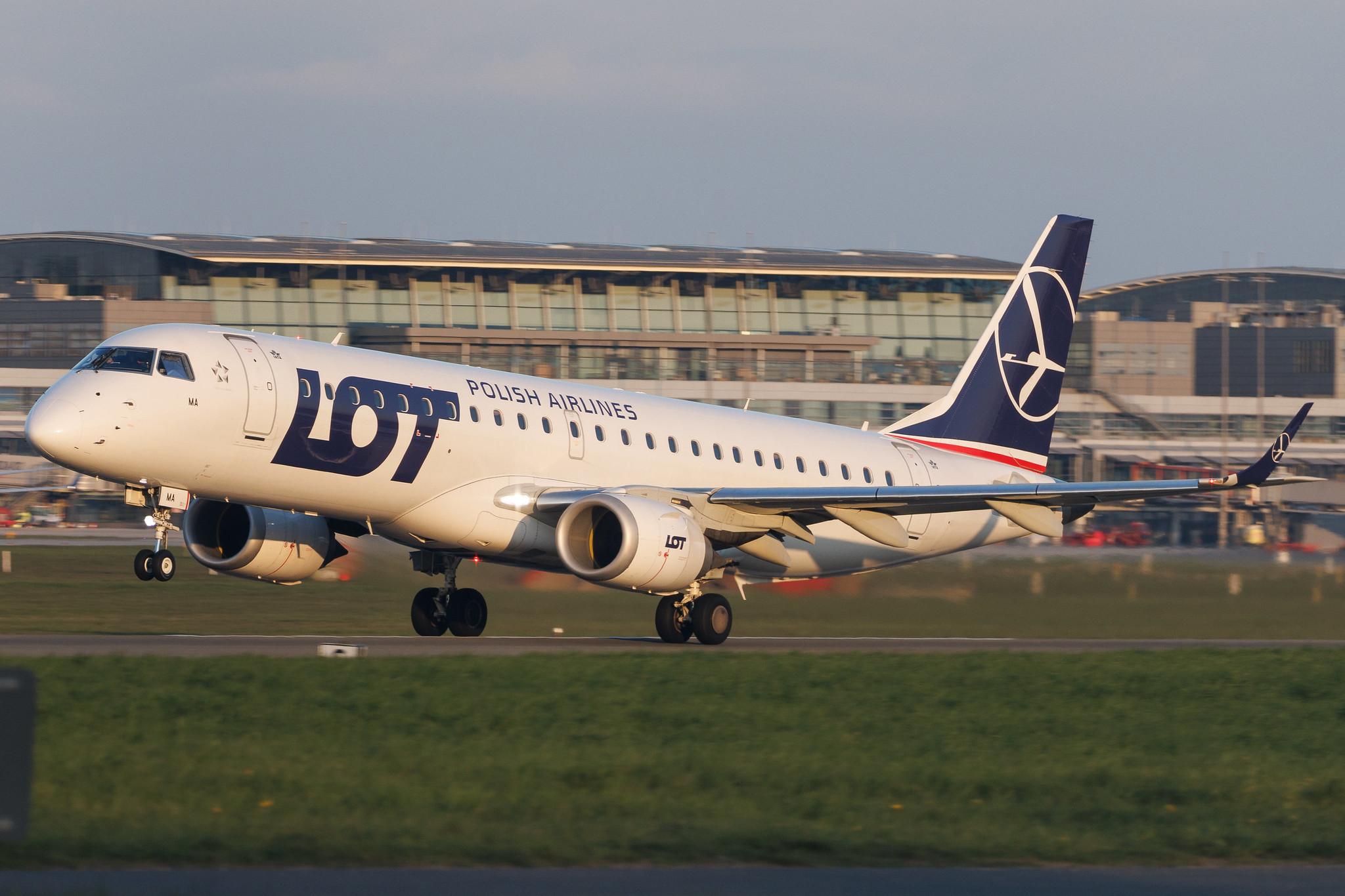 Hamburg Airport: LOT (LO / LOT) | Embraer E190STD E190 | SP-LMA | MSN 19000761