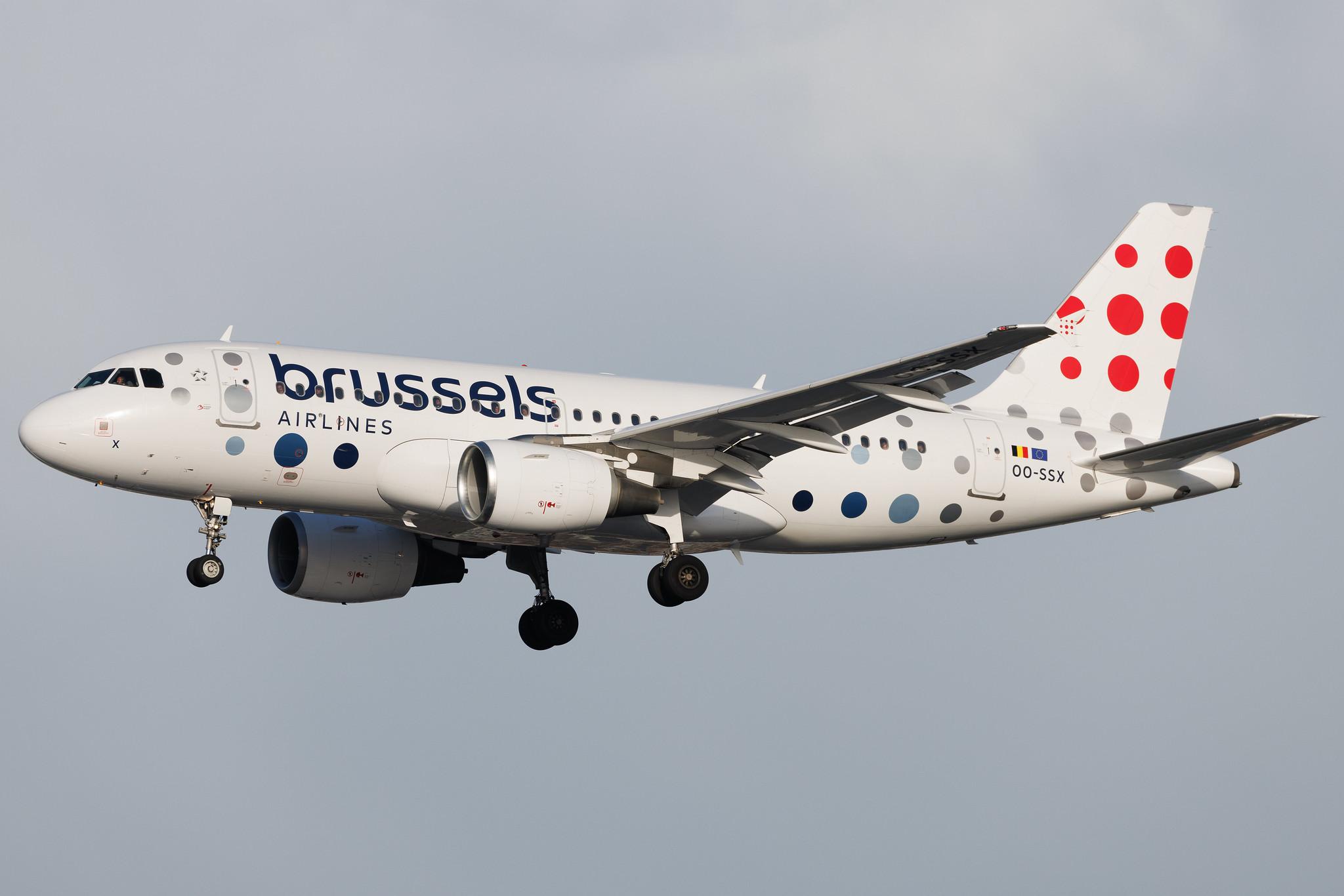 Hamburg Airport: Brussels Airlines (SN / BEL) | Airbus A319-111 A319 | OO-SSX | MSN 2260