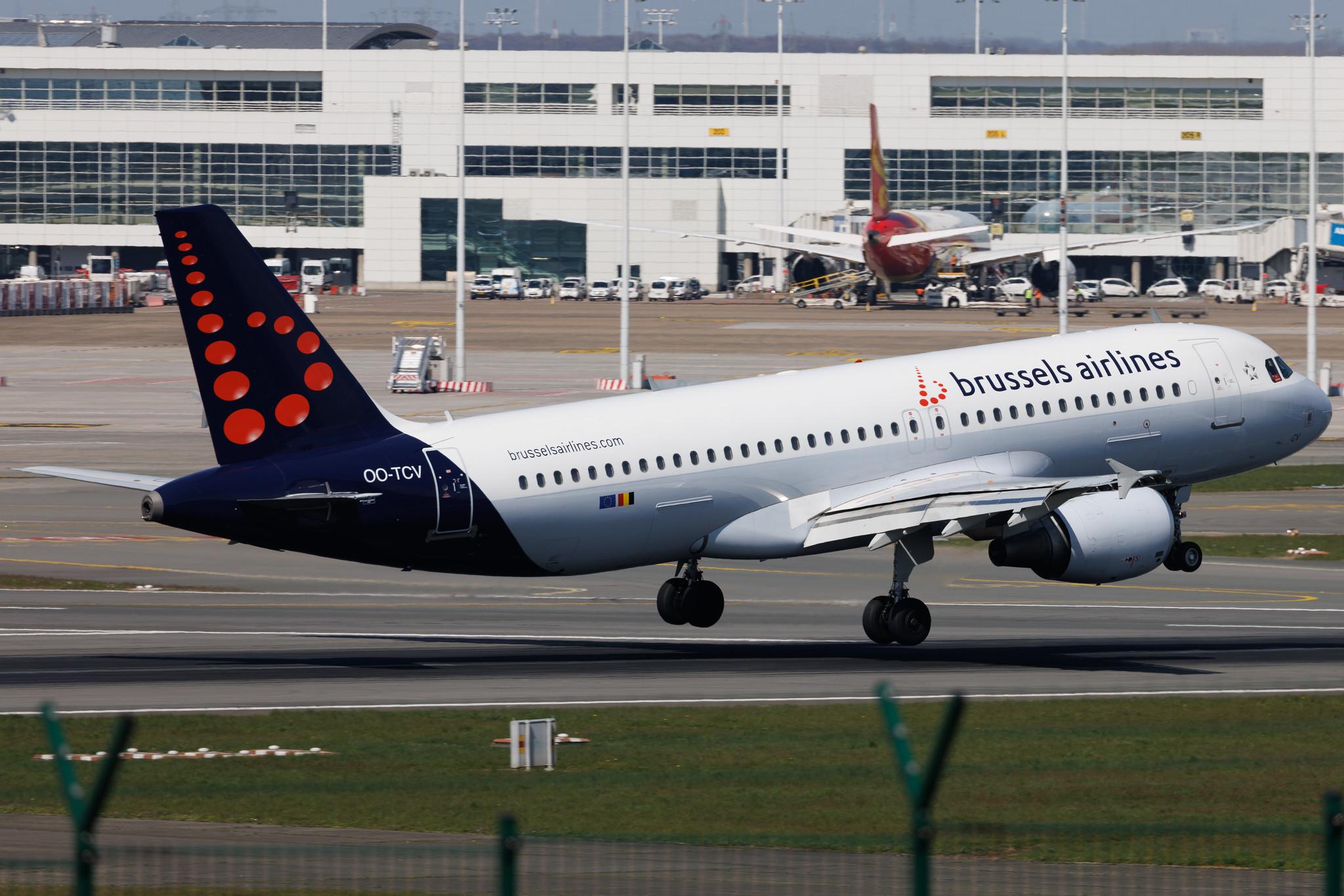 Brussels Airport: Brussels Airlines (SN / BEL) | Airbus A320-214 A320 | OO-TCV | MSN 1968