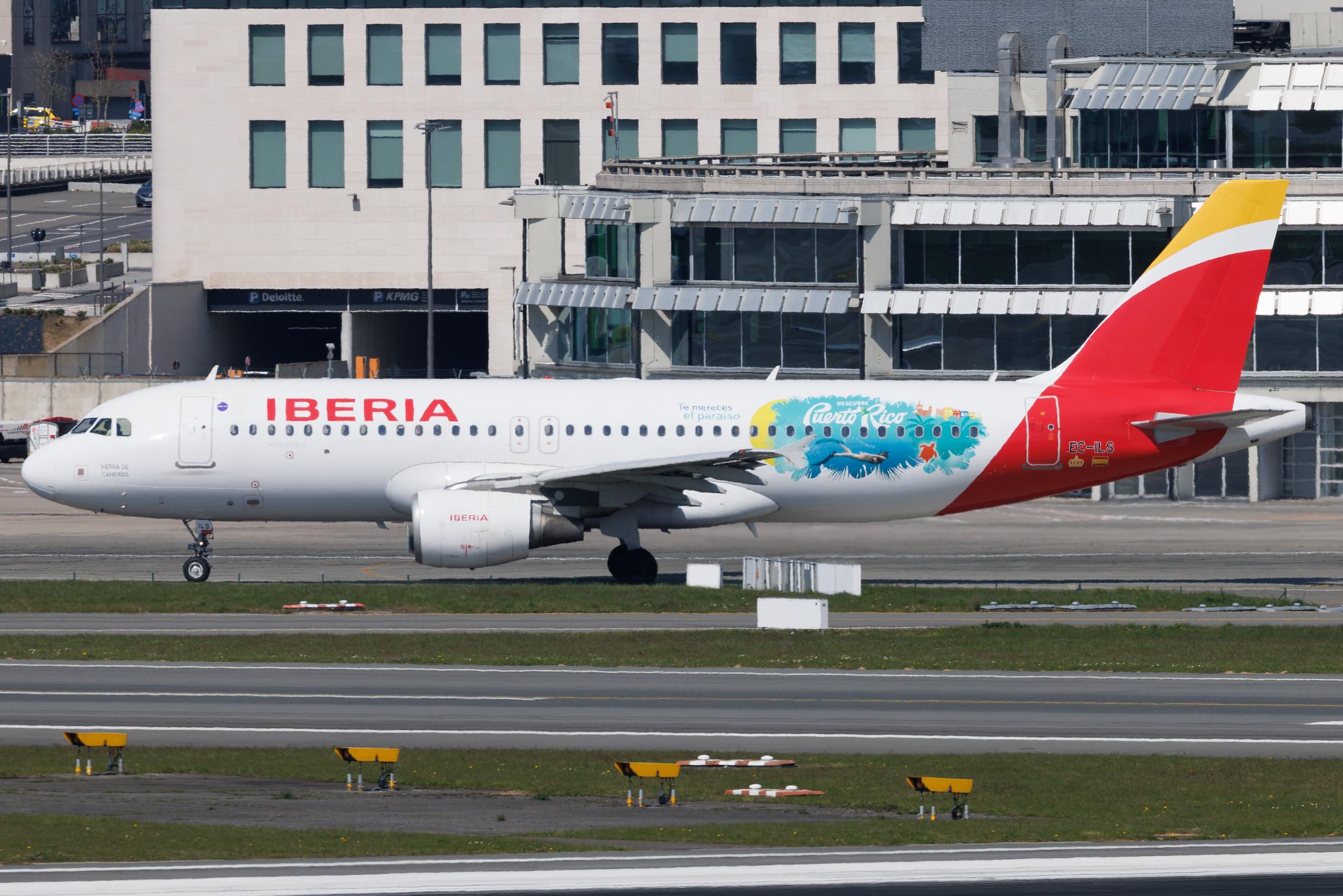 Brussels Airport: Iberia (IB / IBE) | Livery: Puerto Rico Livery | Airbus A320-214 A320 | EC-ILS | MSN 1809