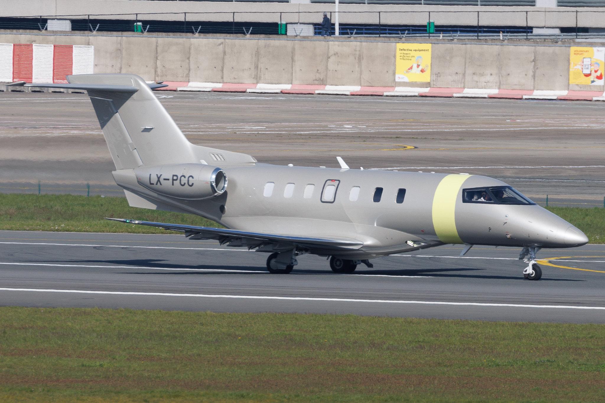 Brussels Airport: Jetfly Aviation (/ JFA) | Pilatus PC-24 PC24 | LX-PCC | MSN 143