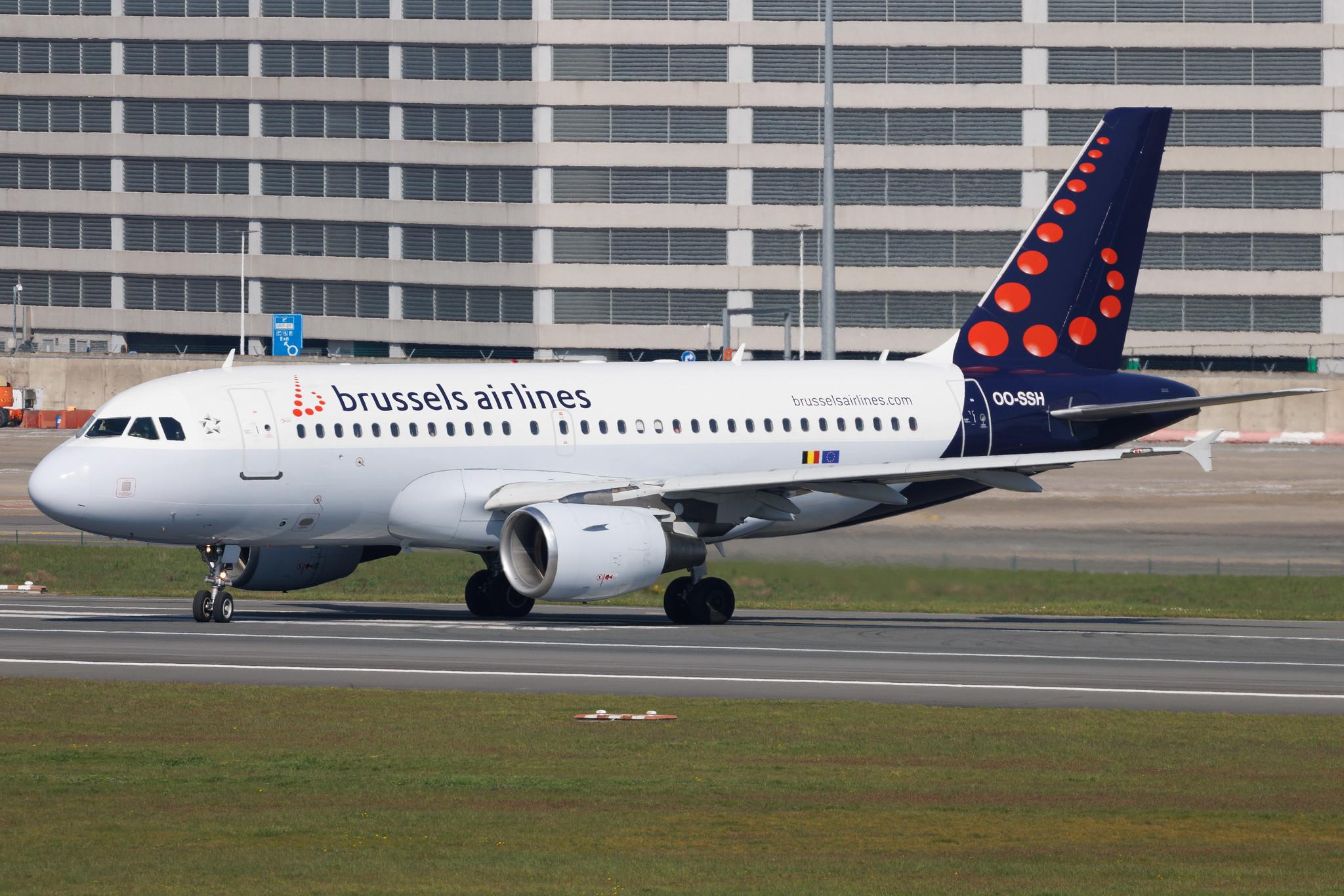 Brussels Airport: Brussels Airlines (SN / BEL) | Airbus A319-112 A319 | OO-SSH | MSN 2925