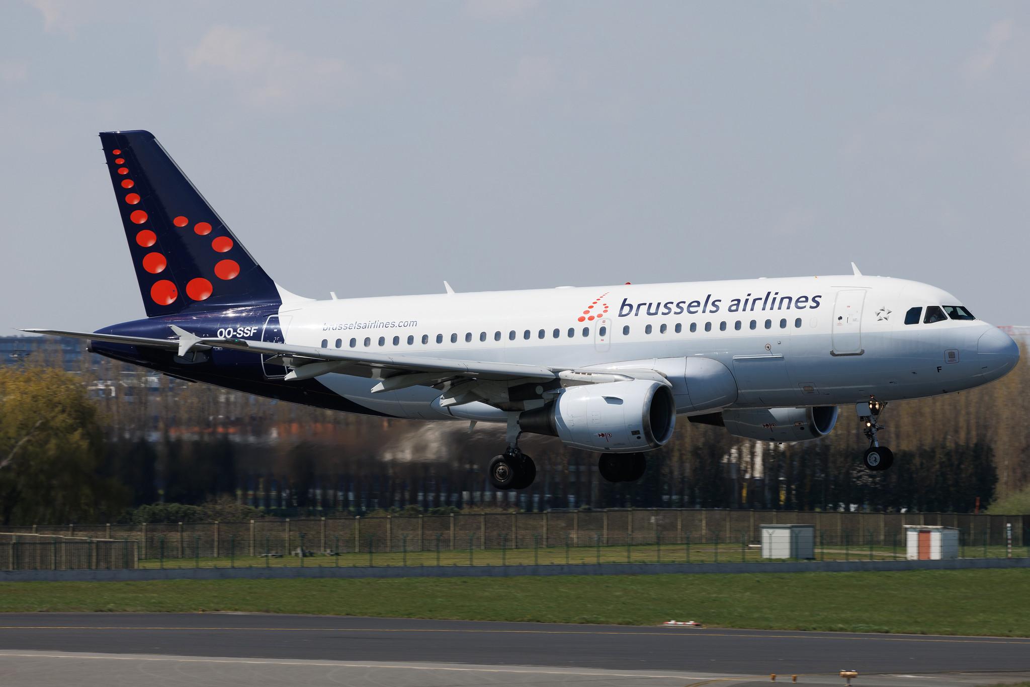 Brussels Airport: Brussels Airlines (SN / BEL) | Airbus A319-111 A319 | OO-SSF | MSN 2763